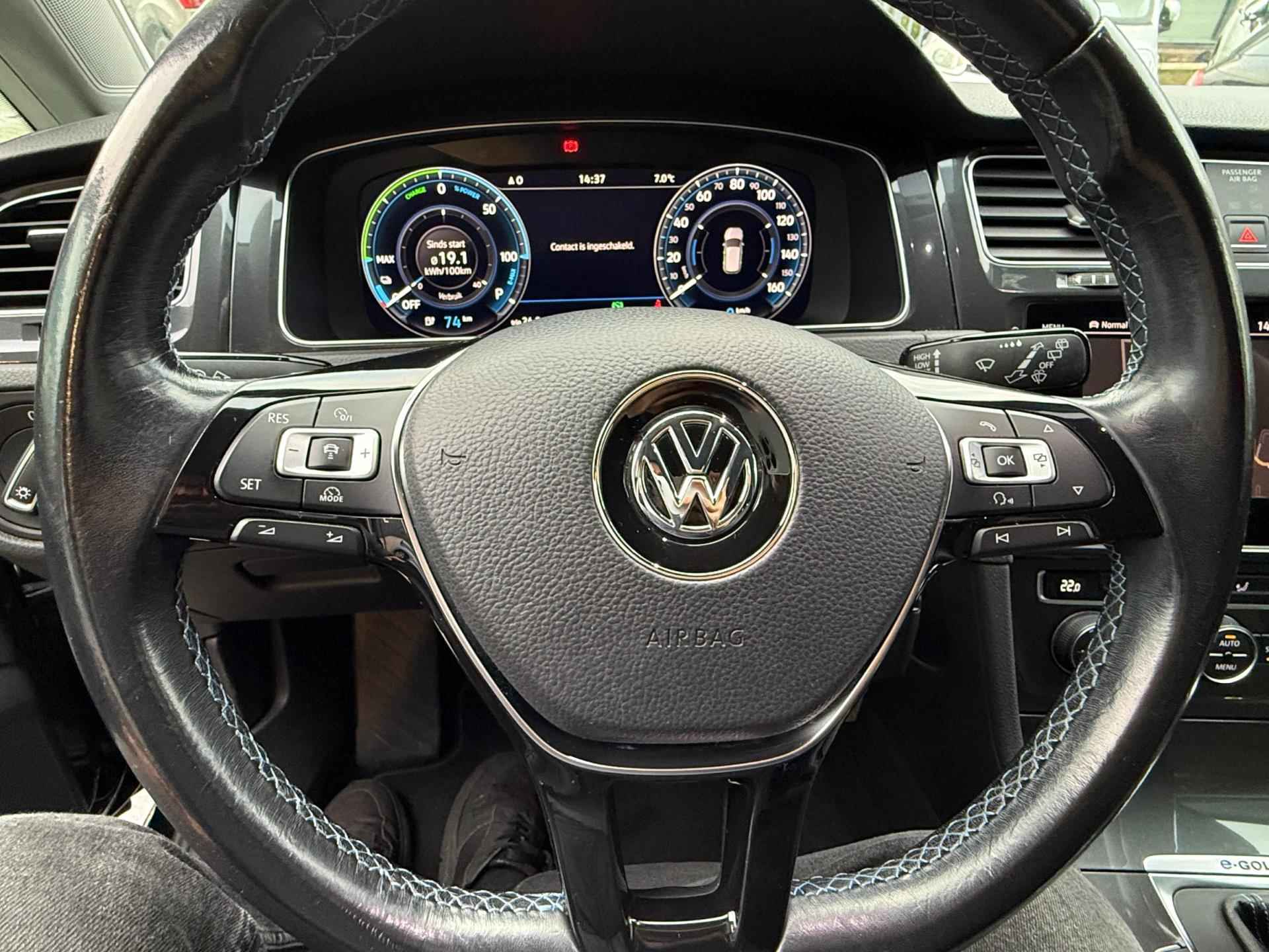 Volkswagen E-Golf Navi Camera Stoelverwarming Nieuwe Apk - 18/24