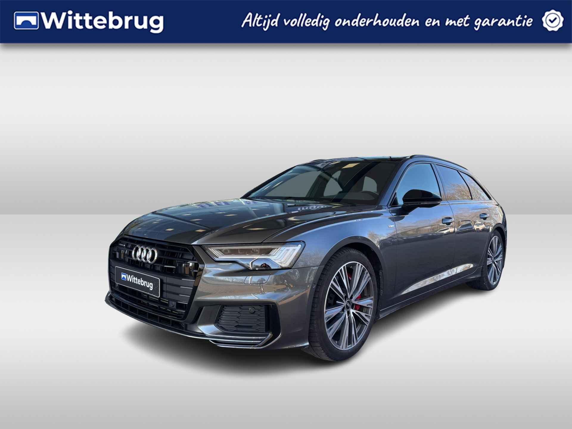 Audi A6 Avant 55 TFSI e quattro Competition / Panorama dak / Leder / Elect. Trekhaak / 367PK / Optiek Pakket Zwart / 20 Inch / Audi Soundsystem / Adaptive cruise