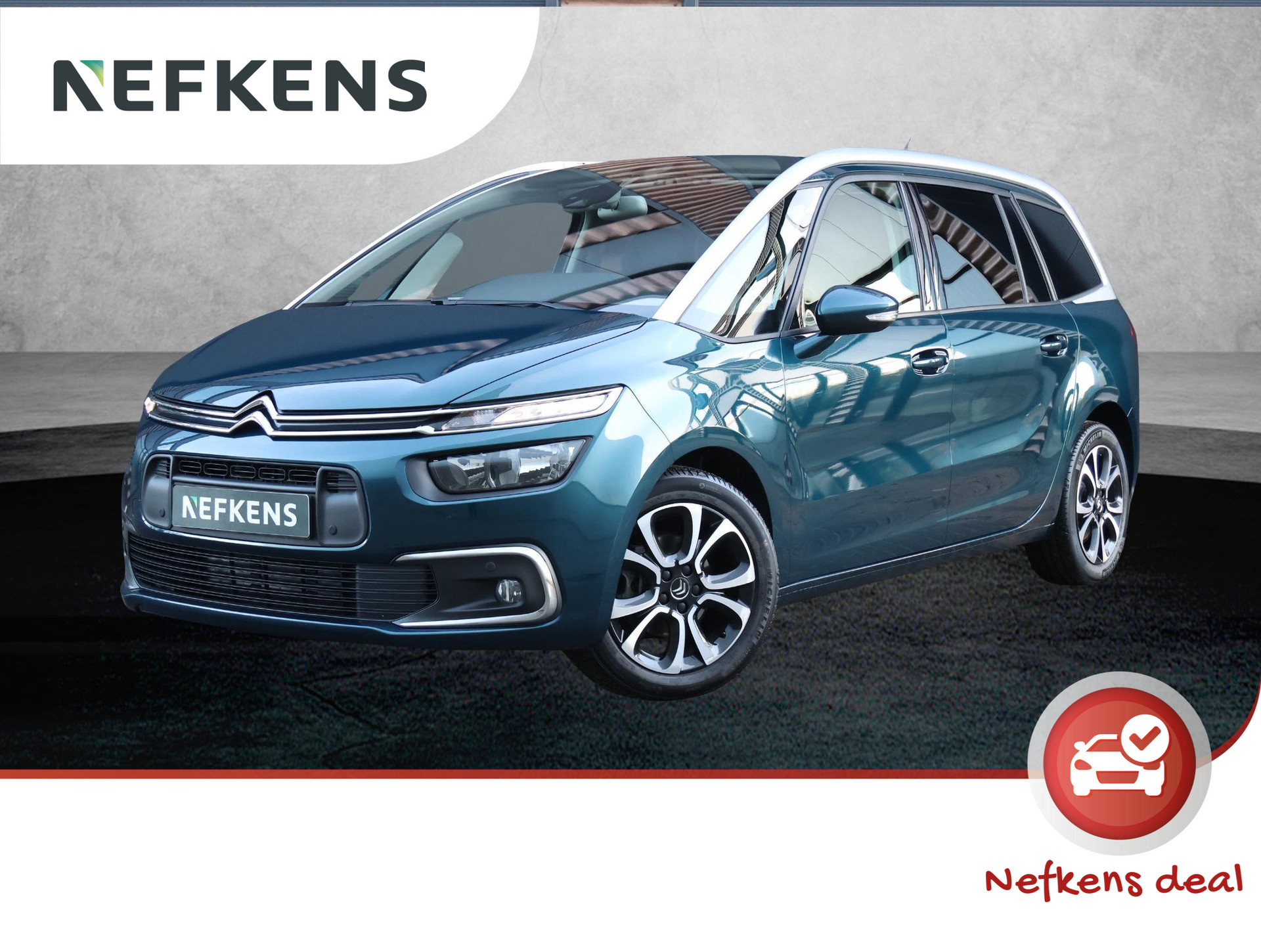 Citroen Grand C4 SpaceTourer 130pk P.T. Business 1ste eigenaar | Camera | Trekhaak | 7-personen | 17" LMV | Navigatie | Privacy glas