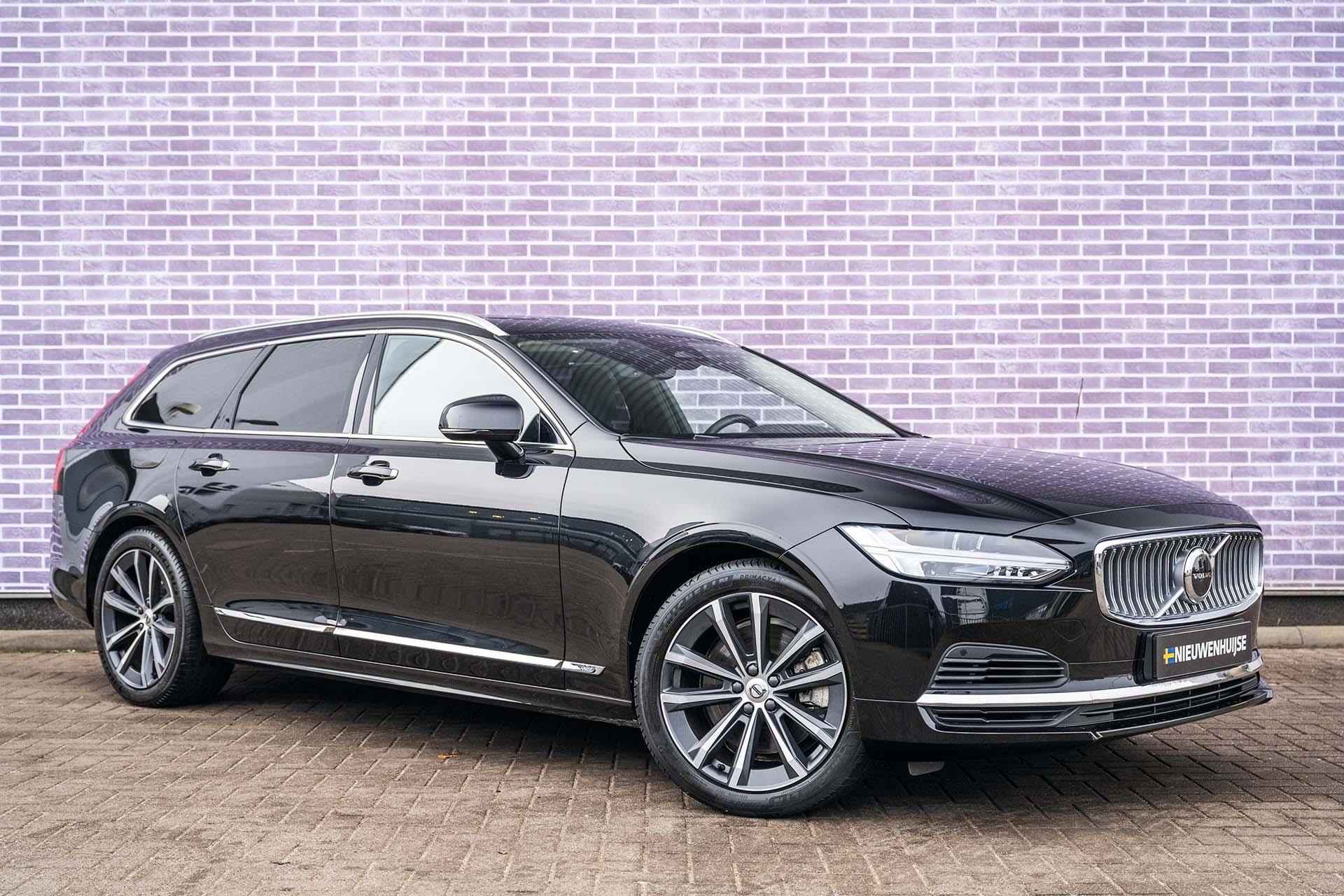 Volvo V90 T6 AWD Inscription Long Range | Elektr. Panoramadak | Trekhaak | Google Maps | Harman Kardon audio | Stoel-/stuur-/achterbankverwarming | Full LED - 14/42