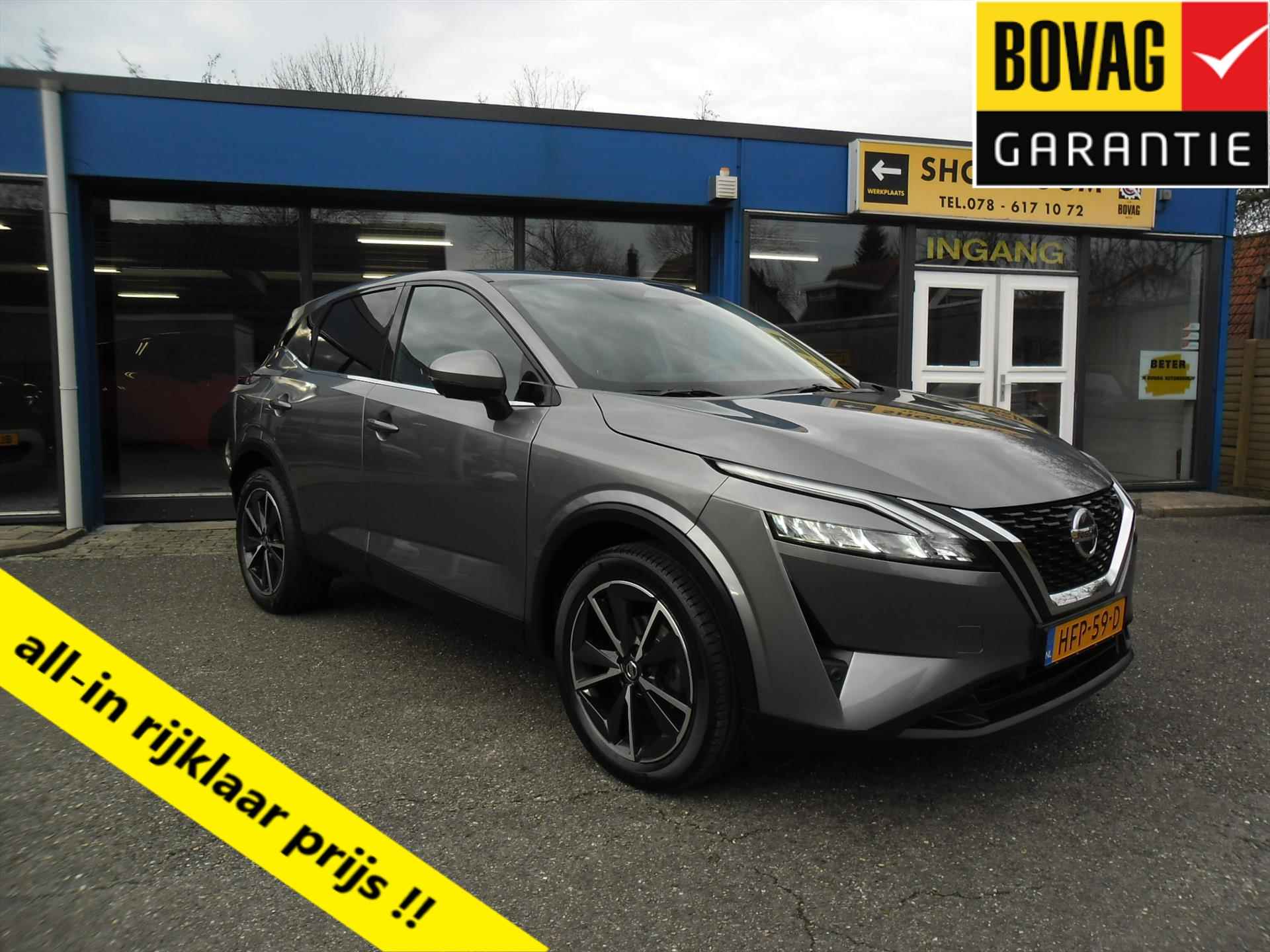 Nissan Qashqai 1.3 MHEV AUTOMAAT N-CONNECTA NAV ECC 19"LMV 360 CAMERA PDC XENON RIJKLAARPRIJS