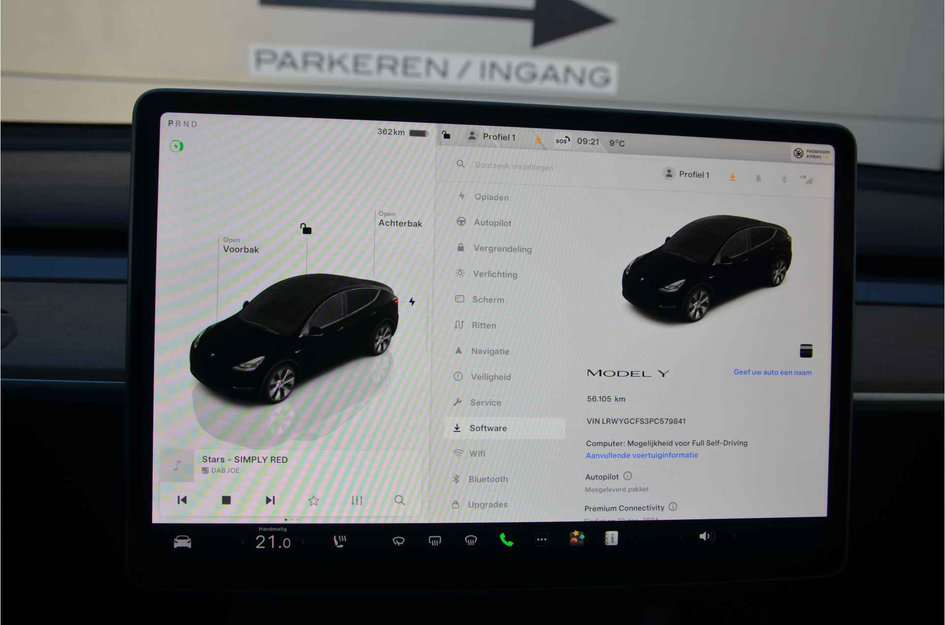 Tesla Model Y RWD 58 kWh LFP Accu, dus 100% opladen!, AutoPilot, incl. BTW - 22/35