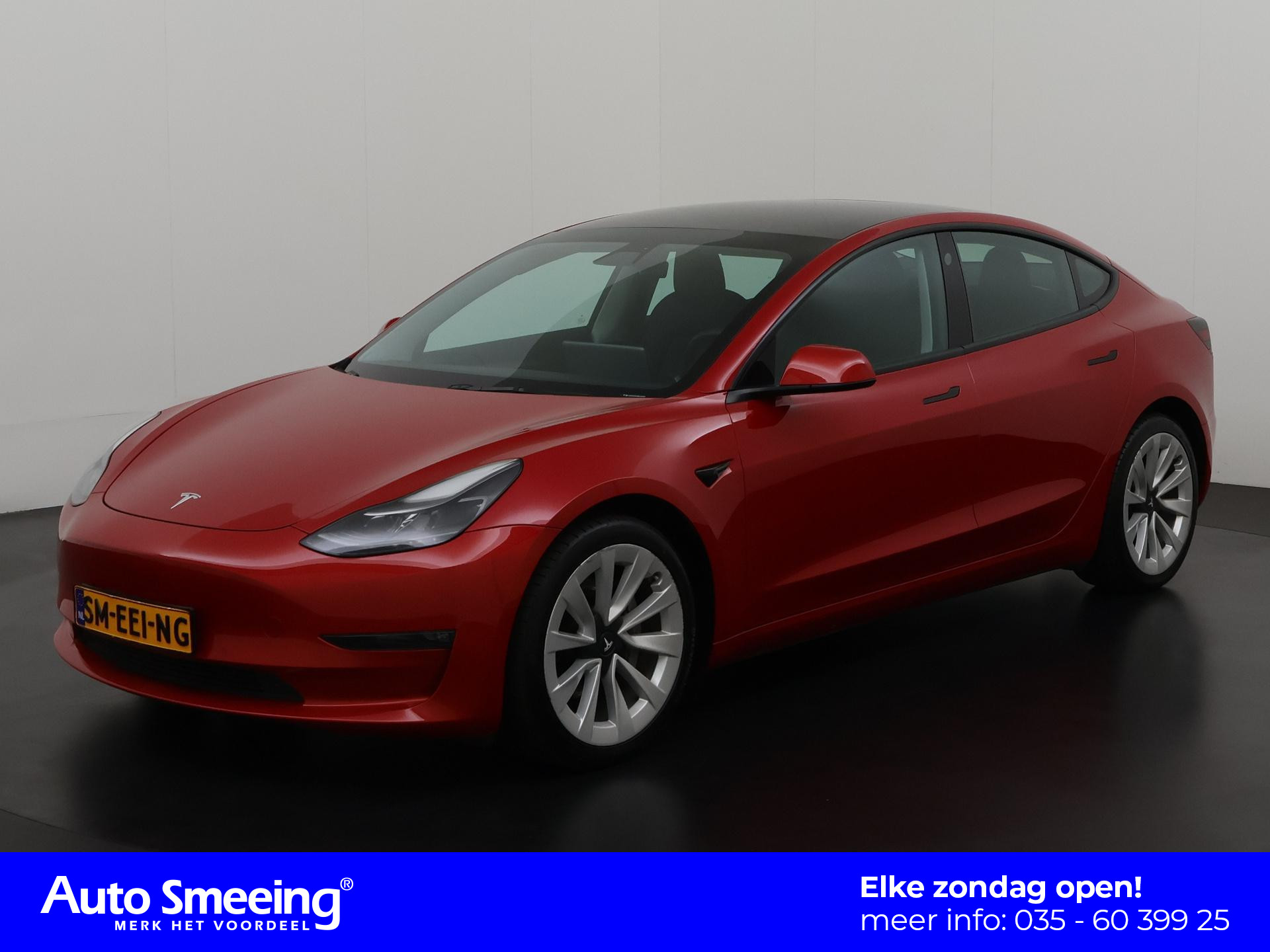 Tesla Model 3 Long Range AWD 75 kWh | Trekhaak | Elektr Aklep | 19'' | Zondag Open!