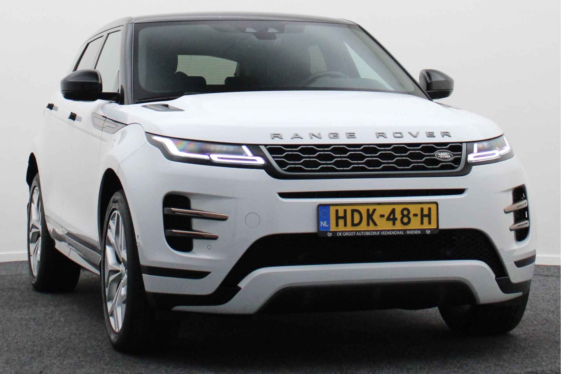 Land Rover Range Rover Evoque 1.5 P300e AWD R-Dynamic SE Plug-in Hybrid Automaat Two-Tone lak, LED, Camera, Leer, Cruise, Apple CarPlay, Comfortzetels, 20'' - 22/54