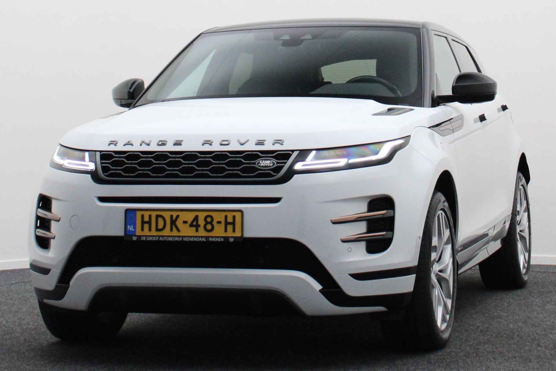 Land Rover Range Rover Evoque 1.5 P300e AWD R-Dynamic SE Plug-in Hybrid Automaat Two-Tone lak, LED, Camera, Leer, Cruise, Apple CarPlay, Comfortzetels, 20'' - 23/54