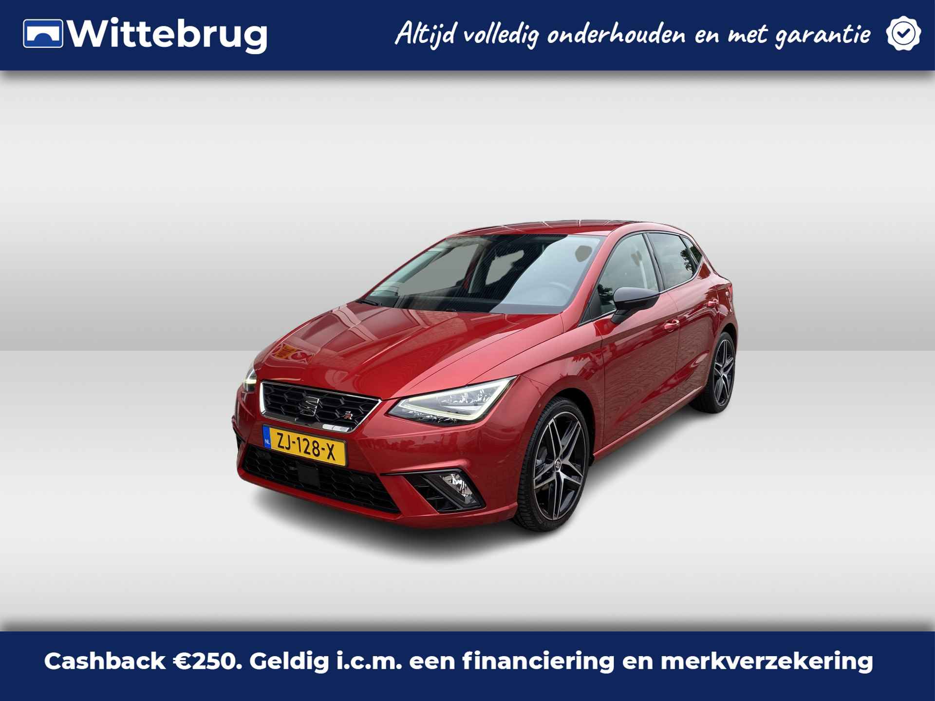 SEAT Ibiza 1.0 TSI FR Business Intense / CAMERA/ PARK. SENSOREN/ LED/ STOEL VERWARM./ CRUISE/ APP CONNECT/ NAVI/ CLIMA/ 18" LMV/ - 1/43