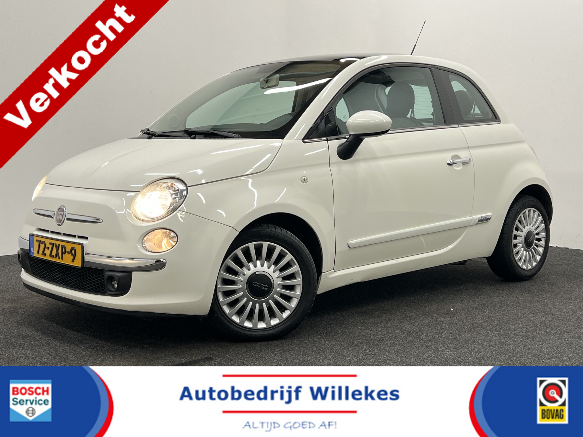 Fiat 500 0.9 TwinAir Lounge | PANORAMADAK | AIRCO | BLUETOOTH |