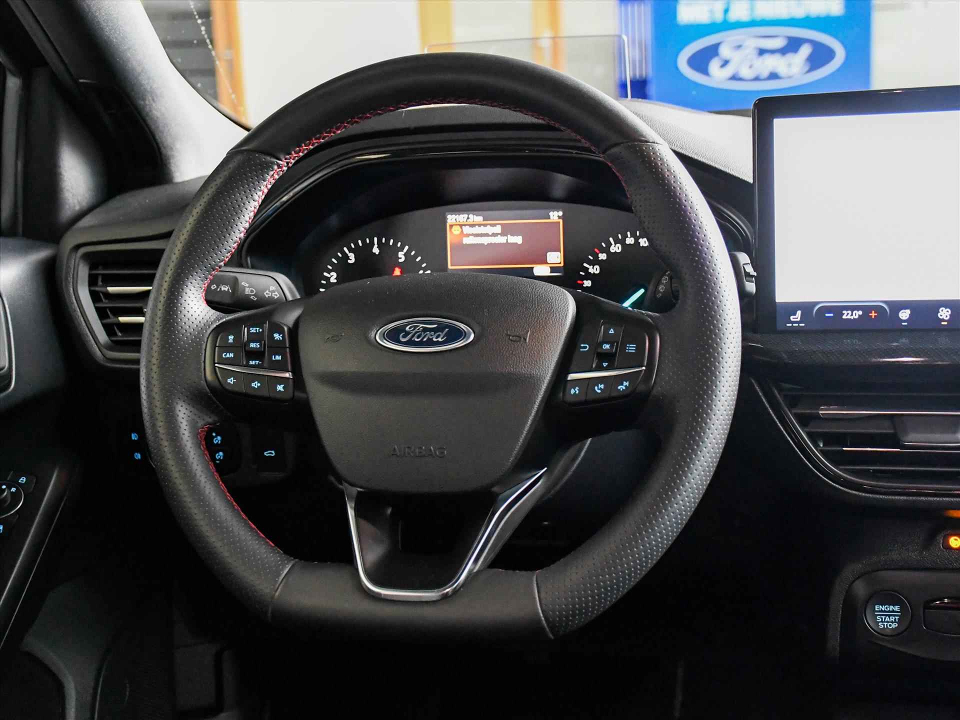 Ford Focus Wagon ST-Line 1.0 EcoBoost 125pk WINTER PACK | PDC + CAM. | ADAPT. CRUISE | 17''LM | DAB | NAVI | HUD - 13/35