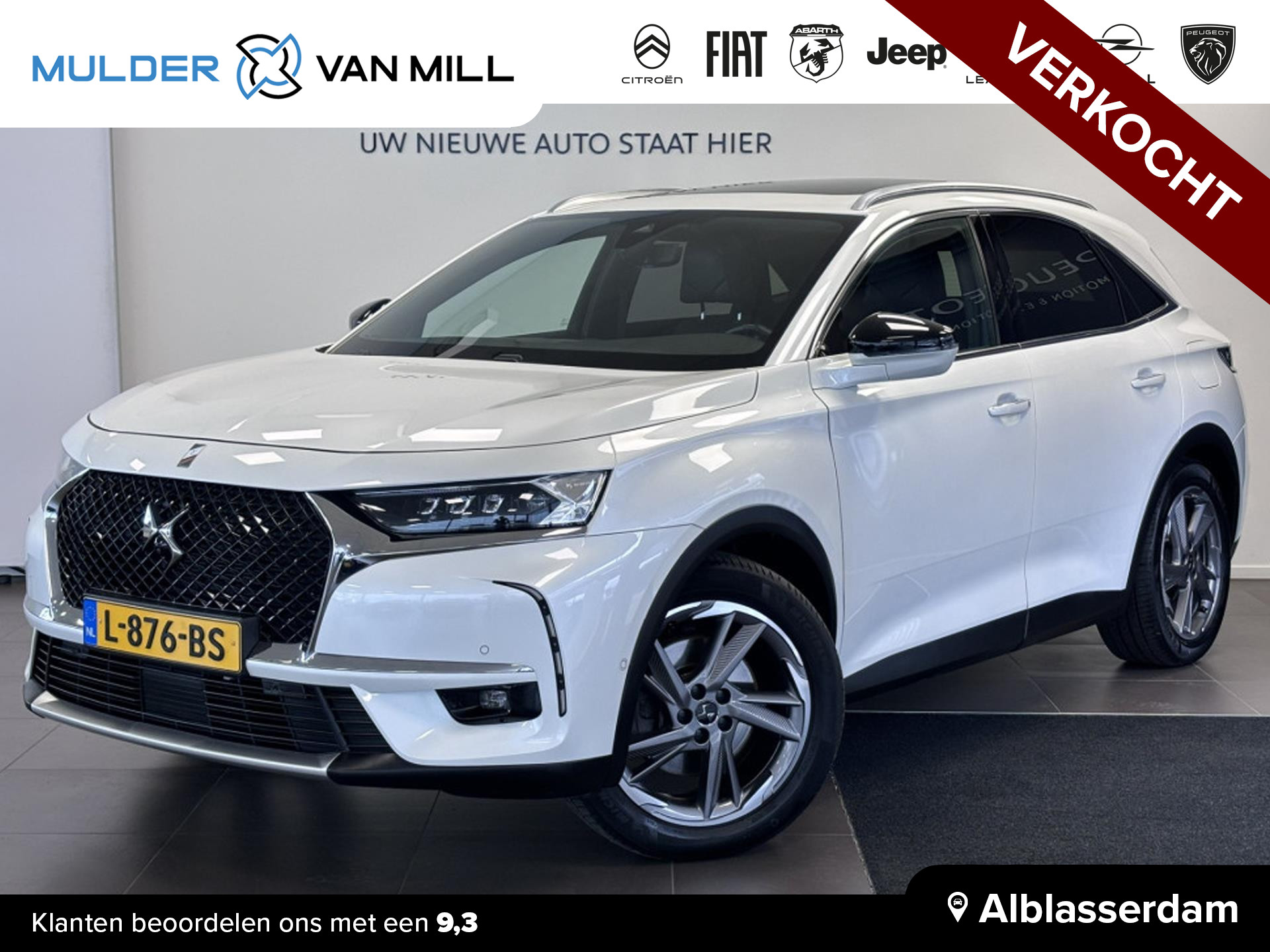 DS DS 7 Crossback Grand Chic Opera e-Tense 1.6 PHEV 300pk 4x4 e-EAT8 AUTOMAAT | SCHUIF/KANTELDAK | NIGHTVISION | NAPPA LEDER | FOCAL HIFI | HANDSFREE A.KLEP | STOELMASSAGE | STOELVENTILATIE | NAVI