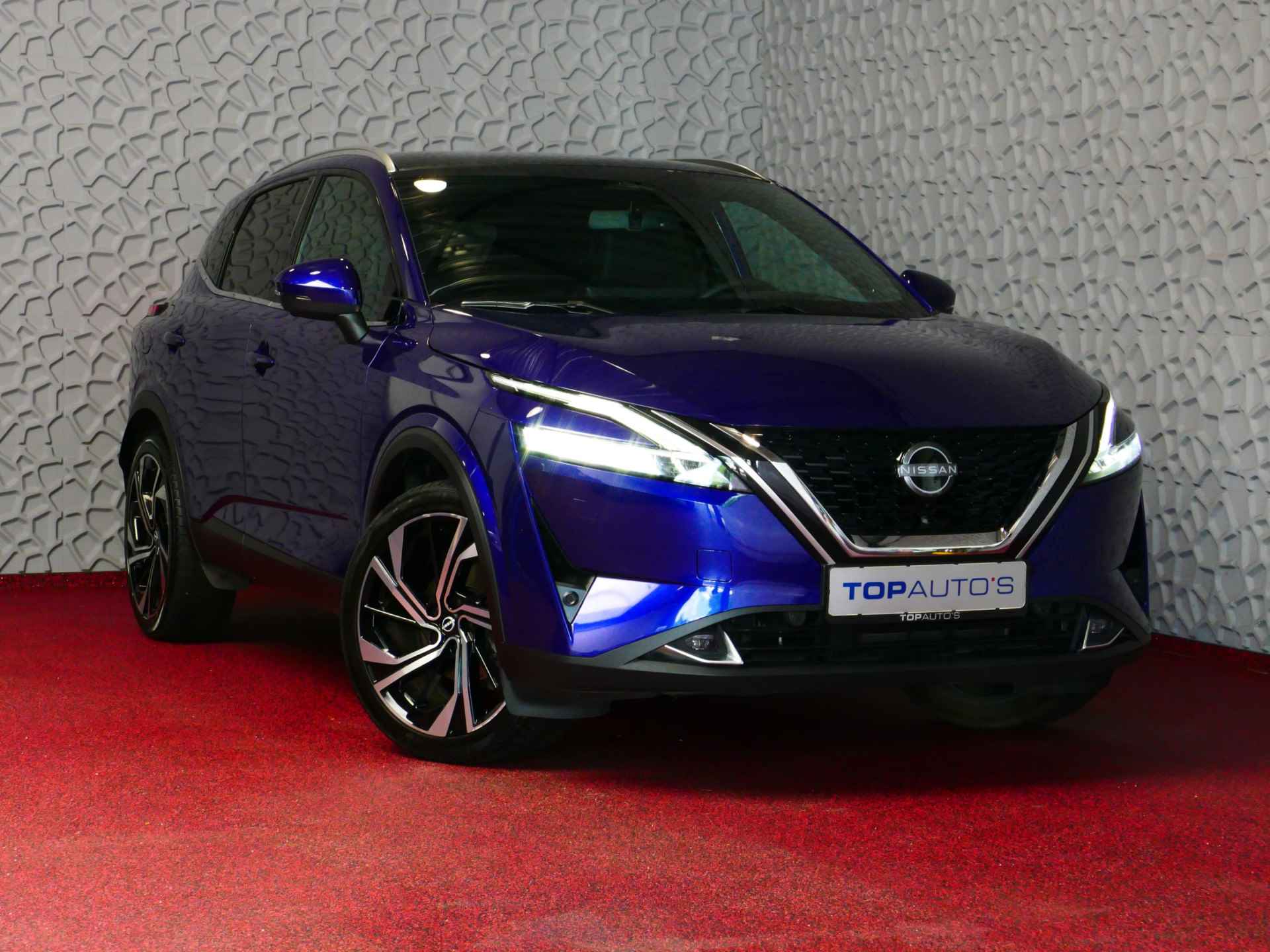 Nissan QASHQAI 1.3 MHEV 160PK TEKNA PLUS LEER PANO MASSAGE BOSE STOEL/STUUR/RUIT VERW MATRIX.LED ELEK.KLEP HEADUP 20''LMV 11/2023 20 Qashqai's op voorraad ! - 56/83