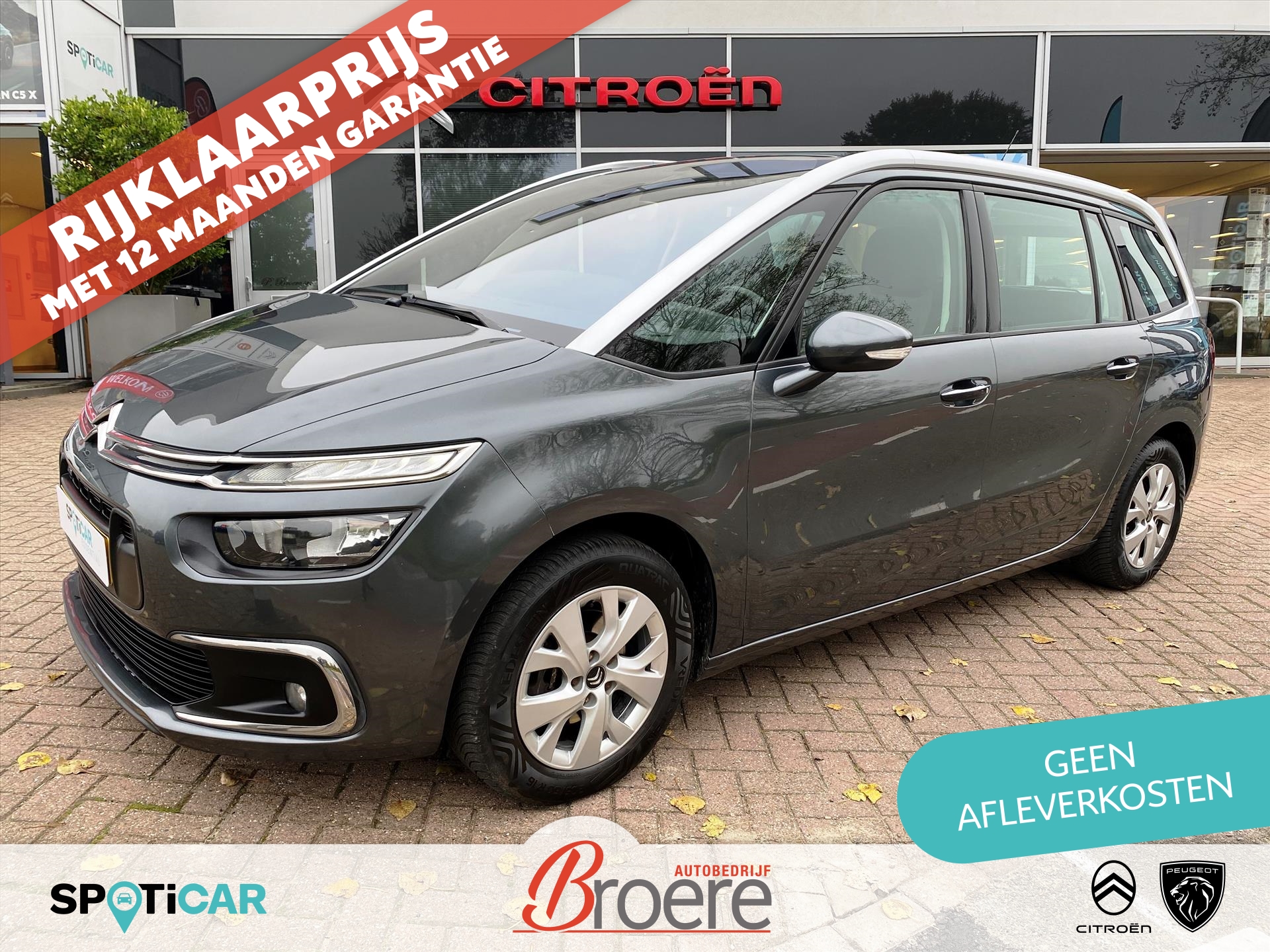 Citroen Grand C4 Picasso 1.2 Turbo 130pk Business | parkeersensoren, android auto, apple carplay, navigatie, 16 inch velgen, bluetooth, licht-en regensensor, climate en cruise