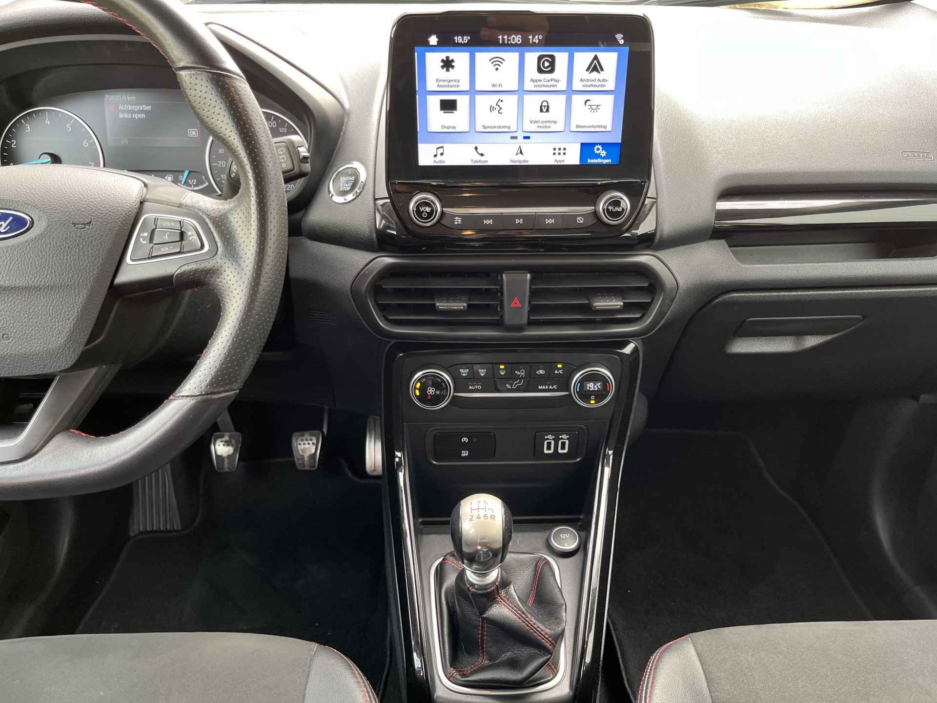 Ford EcoSport 1.0 EcoBoost ST-Line | Navi/Clima/Cruise/PDC/Afn.Trekhaak/Dakdragers/Apple CarPlay-Android Auto - 58/72
