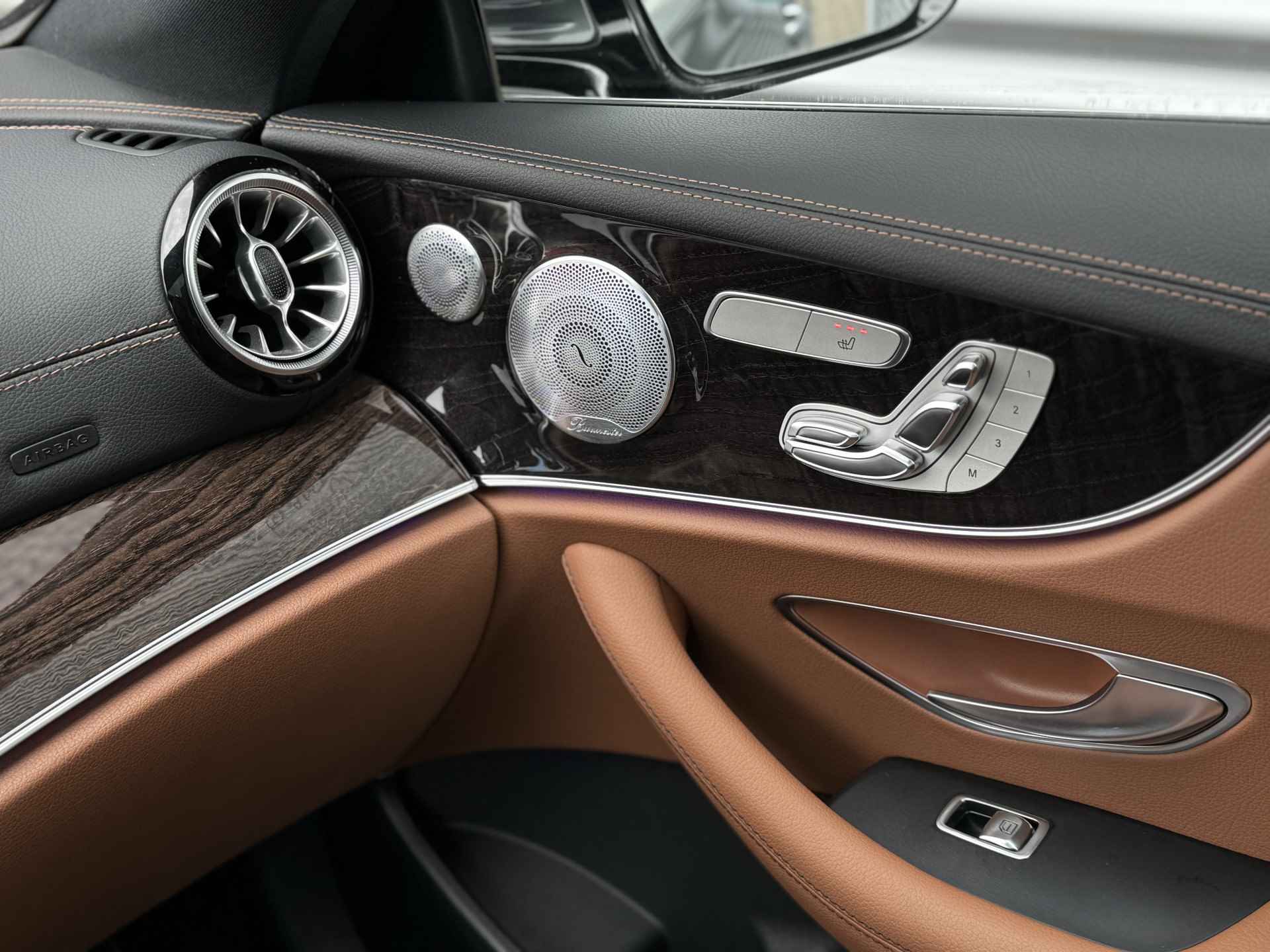 Mercedes-Benz E-Klasse Coupé 200 AMG | Panorama | Widescreen | Burmester | Memory | Leder | 20" AMG | - 15/25