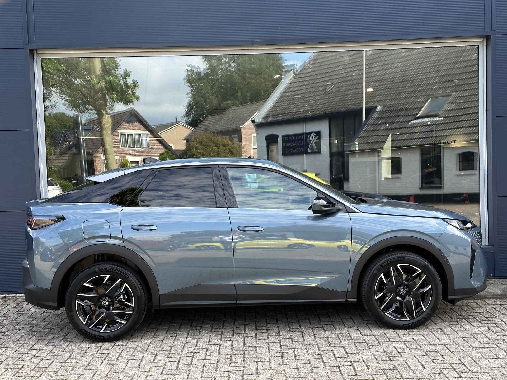 Peugeot 3008 1.2 Hybrid 136 Allure | Nieuw Model 3008 | Snel Leverbaar | Panorama Navigatie | Pack 360 Vision & Drive Assist | Climate Control | Keyless Entry | LED Verlichting | Camera | Half Lederen bekleding | 19 Inch Lichtmetalen Velgen | - 7/50