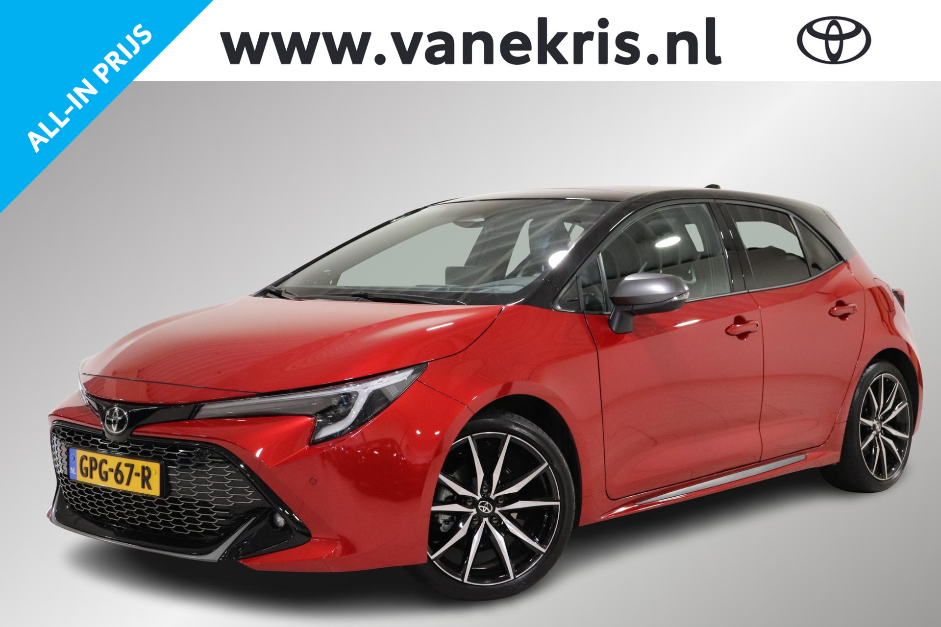 Toyota Corolla Hybrid 140 GR Sport, Pano Pack, Trekhaak, Apple Carplay/Android Auto, Sensoren, JBL, BSM!