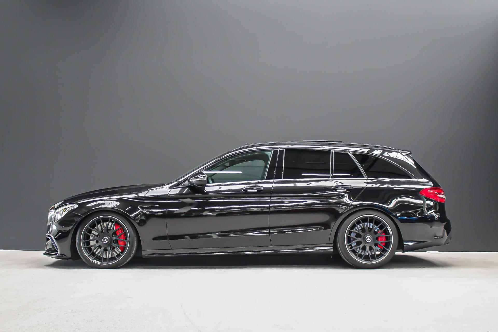 Mercedes-Benz C-Klasse Estate AMG C63S 510pk |schaalstoelen|panoramadak|Burmester|HUD|360 camera|memory|rijstrook|blindspot|multispaak| - 5/37