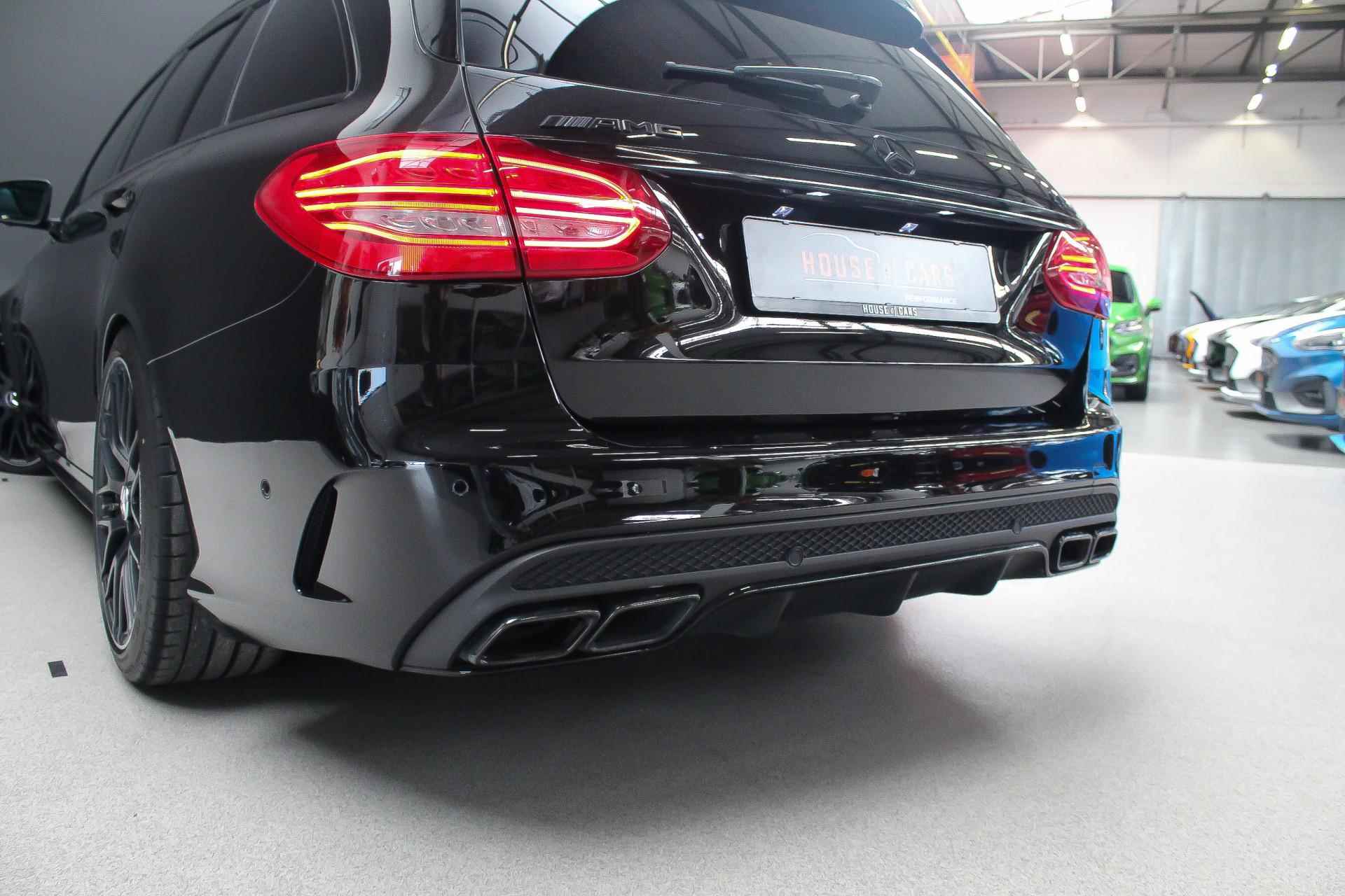 Mercedes-Benz C-Klasse Estate AMG C63S 510pk |schaalstoelen|panoramadak|Burmester|HUD|360 camera|memory|rijstrook|blindspot|multispaak| - 27/37