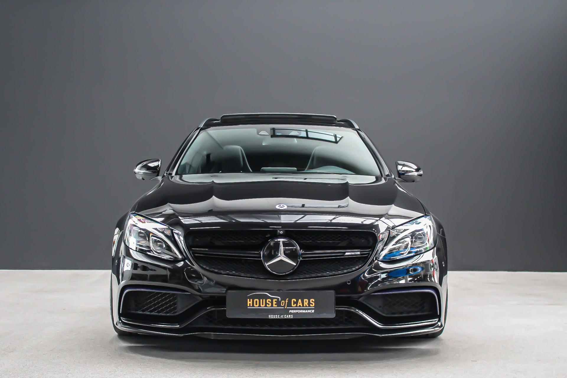 Mercedes-Benz C-Klasse Estate AMG C63S 510pk |schaalstoelen|panoramadak|Burmester|HUD|360 camera|memory|rijstrook|blindspot|multispaak| - 29/37