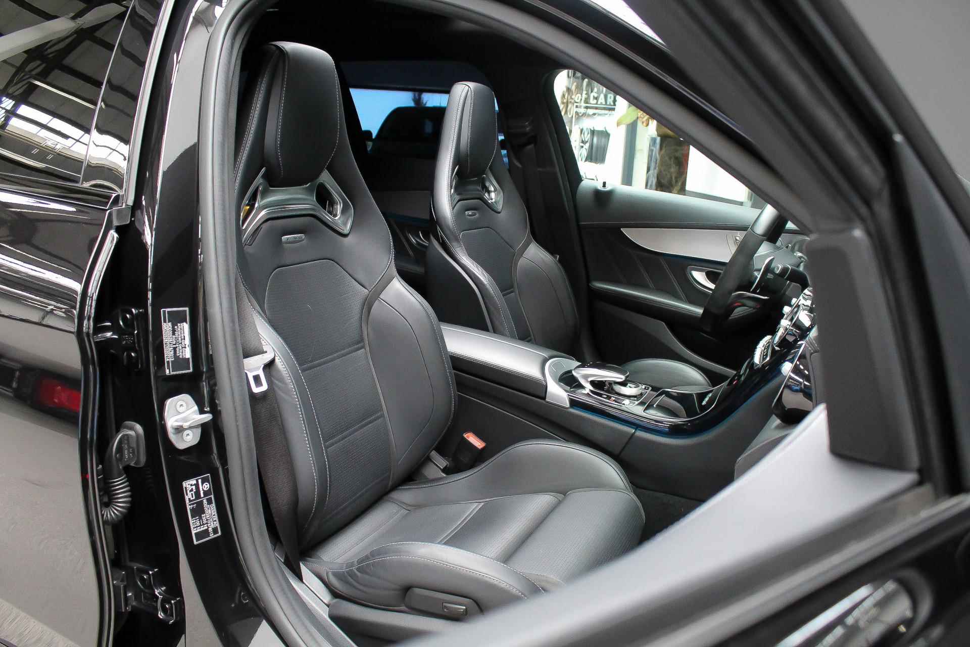 Mercedes-Benz C-Klasse Estate AMG C63S 510pk |schaalstoelen|panoramadak|Burmester|HUD|360 camera|memory|rijstrook|blindspot|multispaak| - 33/37