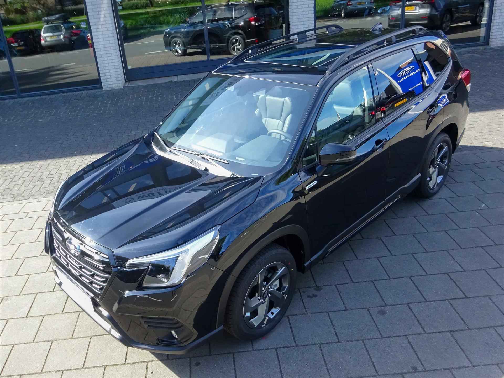 Subaru Forester 2.0i e-BOXER 150pk CVT | Premium Black | MODELJAAR 2024 | CRYSTAL BLACK SILICA | 8 JAAR GARANTIE - 50/52