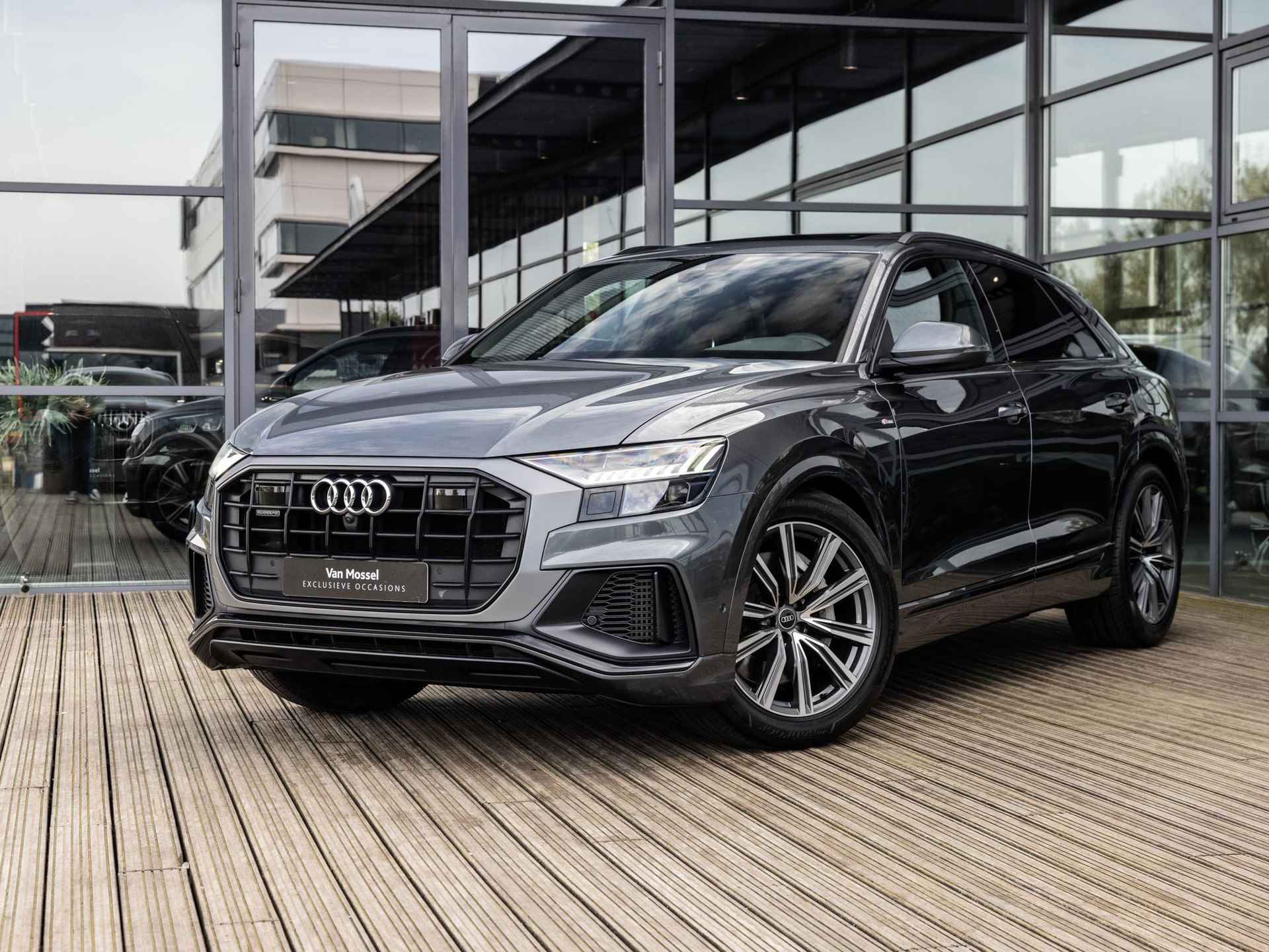 Audi Q8 55 TFSI e quattro Pro Line S | B&O| PANORAMA/SCHUIF-KANTELDAK | ZWART OPTIEK | 21 INCH | SOFTCLOSE | SFEERVERLICHTING | CITY PAKKET | AUDI PHONE BOX | BTW | CAMERA | - 2/55