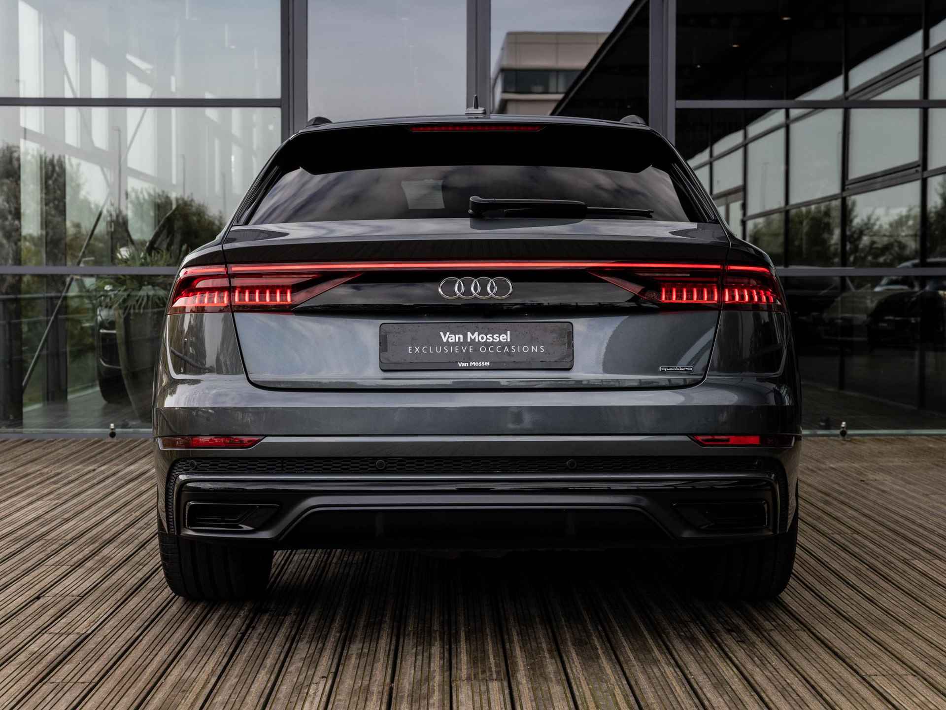 Audi Q8 55 TFSI e quattro Pro Line S | B&O| PANORAMA/SCHUIF-KANTELDAK | ZWART OPTIEK | 21 INCH | SOFTCLOSE | SFEERVERLICHTING | CITY PAKKET | AUDI PHONE BOX | BTW | CAMERA | - 14/55