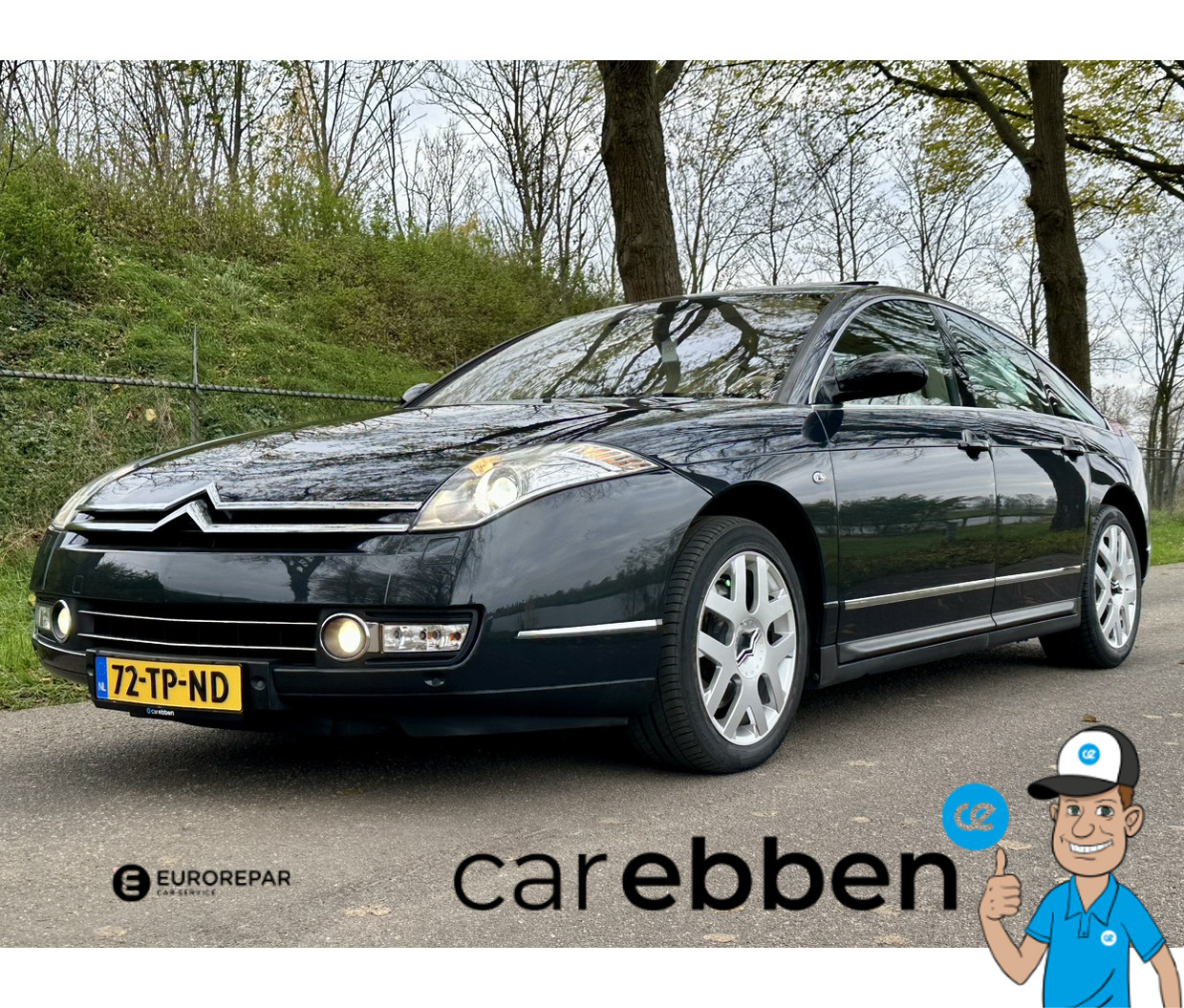 Citroën C6 2.7 HdiF V6 Exclusive | Topconditie | 127.000 KM | Schuif-/kanteldak | Beige leder