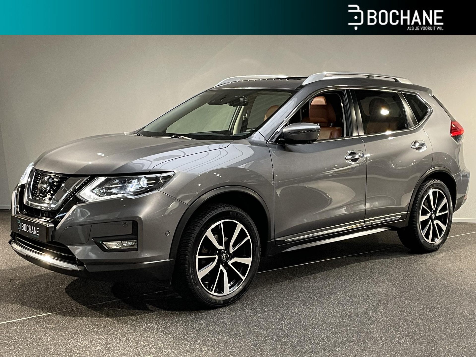 Nissan X-Trail 1.3 DIG-T Tekna Automaat | Leder | 360 Camera | Trekhaak | Schuif/kanteldak | Full Led | All Season banden