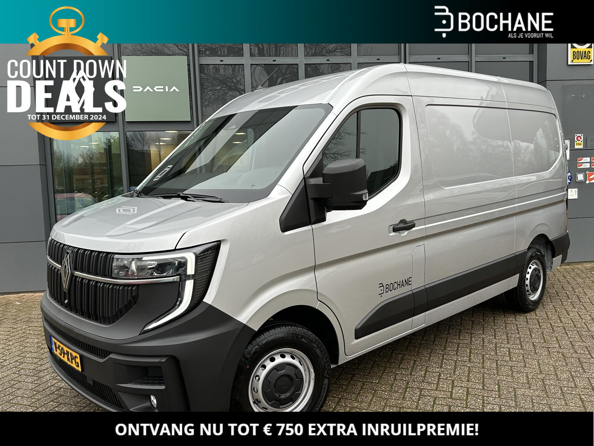 Renault Master T35 2.0 dCi 130 L2H2 Advance | Trekhaak | Draadloze oplader | Bedrijfswageninrichting | Stoelverwarming | Apple Carplay/Android Auto