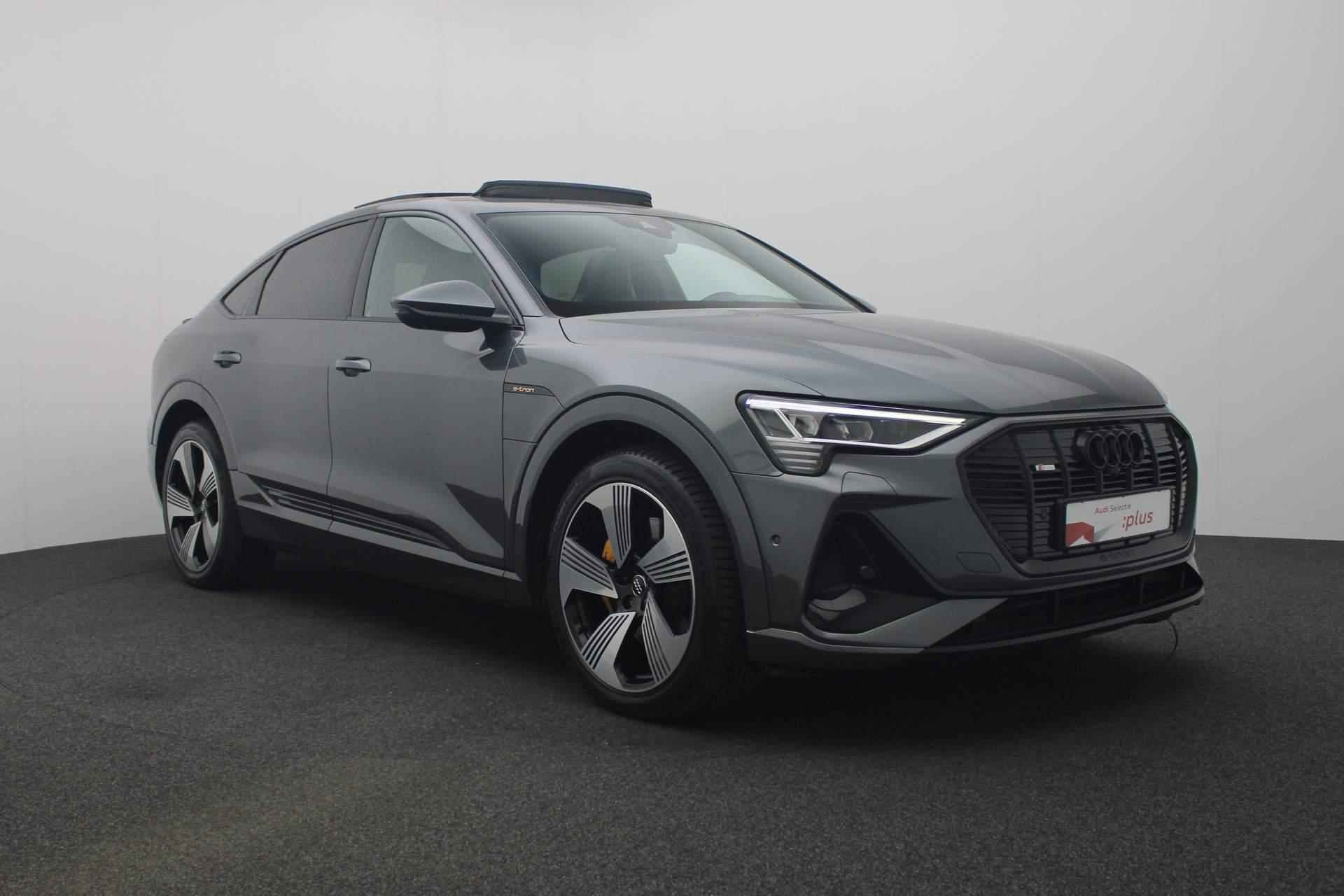 Audi e-tron Sportback 55 quattro S edition 95 kWh 408PK / S-Line | Pano | Trekhaak | Leder | 360 Camera | Geheugenstoel | Stoelverwarming | ACC | Keyless - 38/45