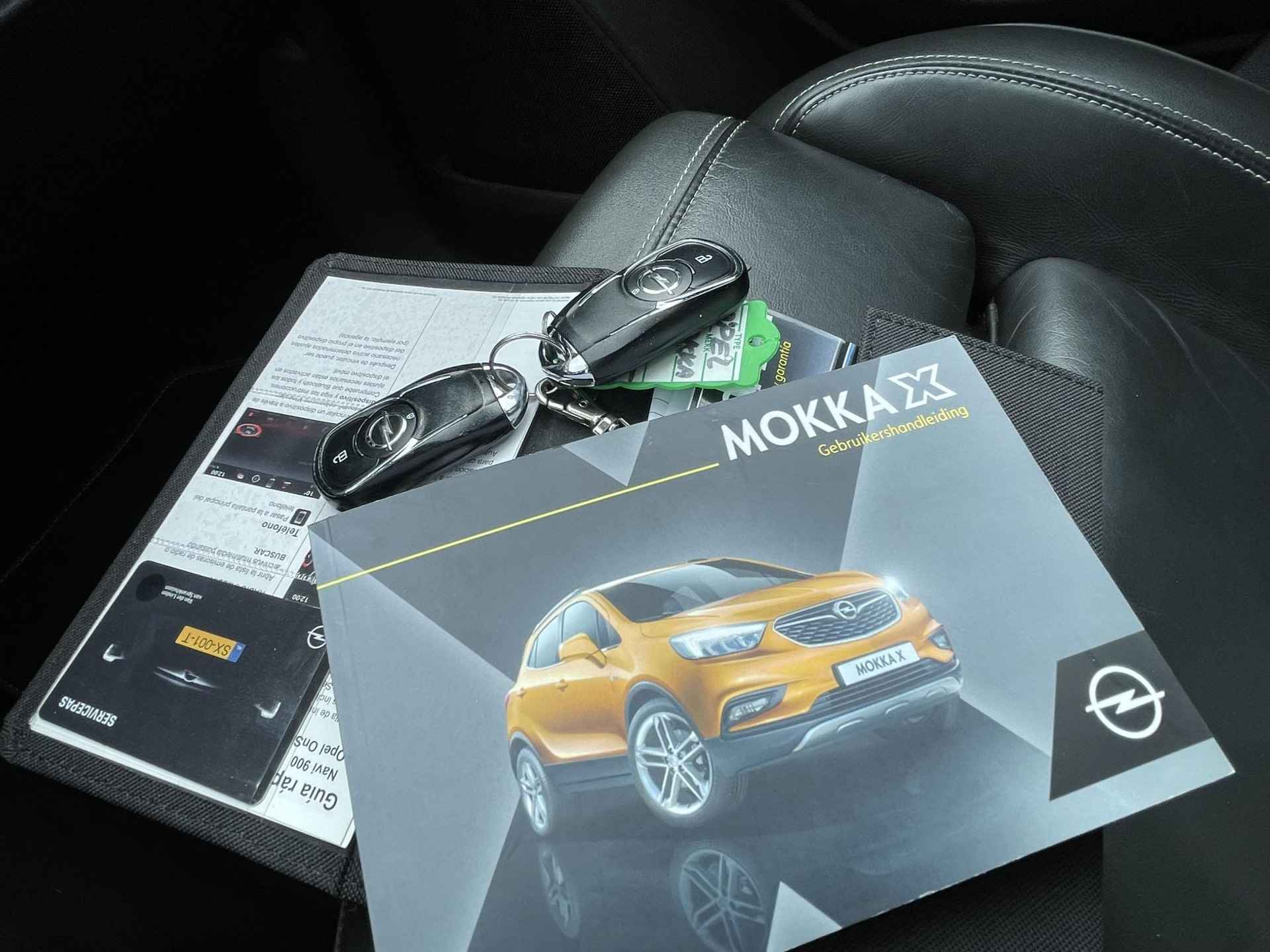 Opel Mokka X 1.4 Turbo Innovation RIJKLAAR incl. Service en garantie | 19" | schuifdak | Navi | Leer | LED | - 26/43