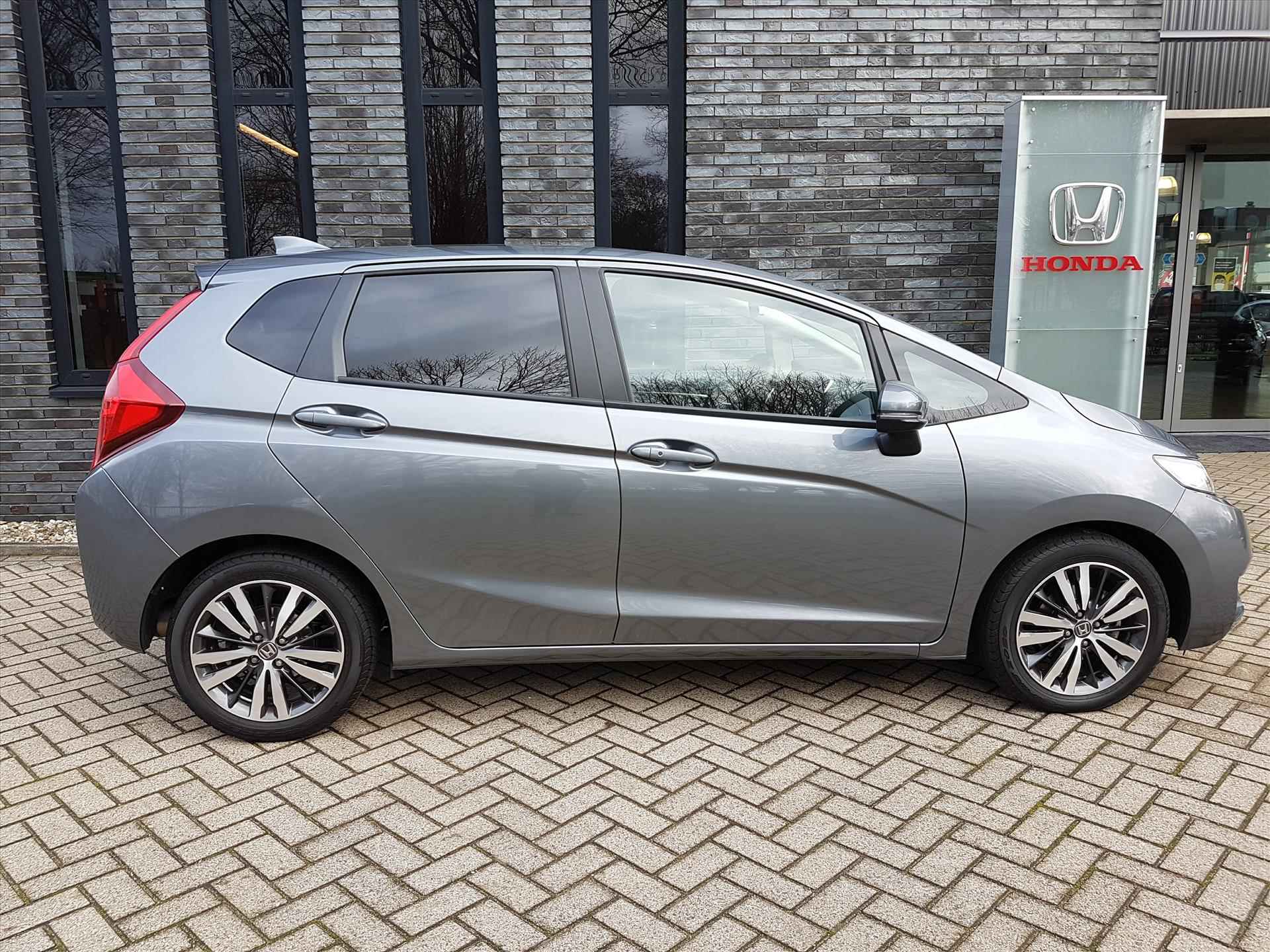 Honda Jazz 1.3 i-VTEC 102pk CVT Elegance + NAVI Rijklaarprijs 12 mnd garantie - 7/65