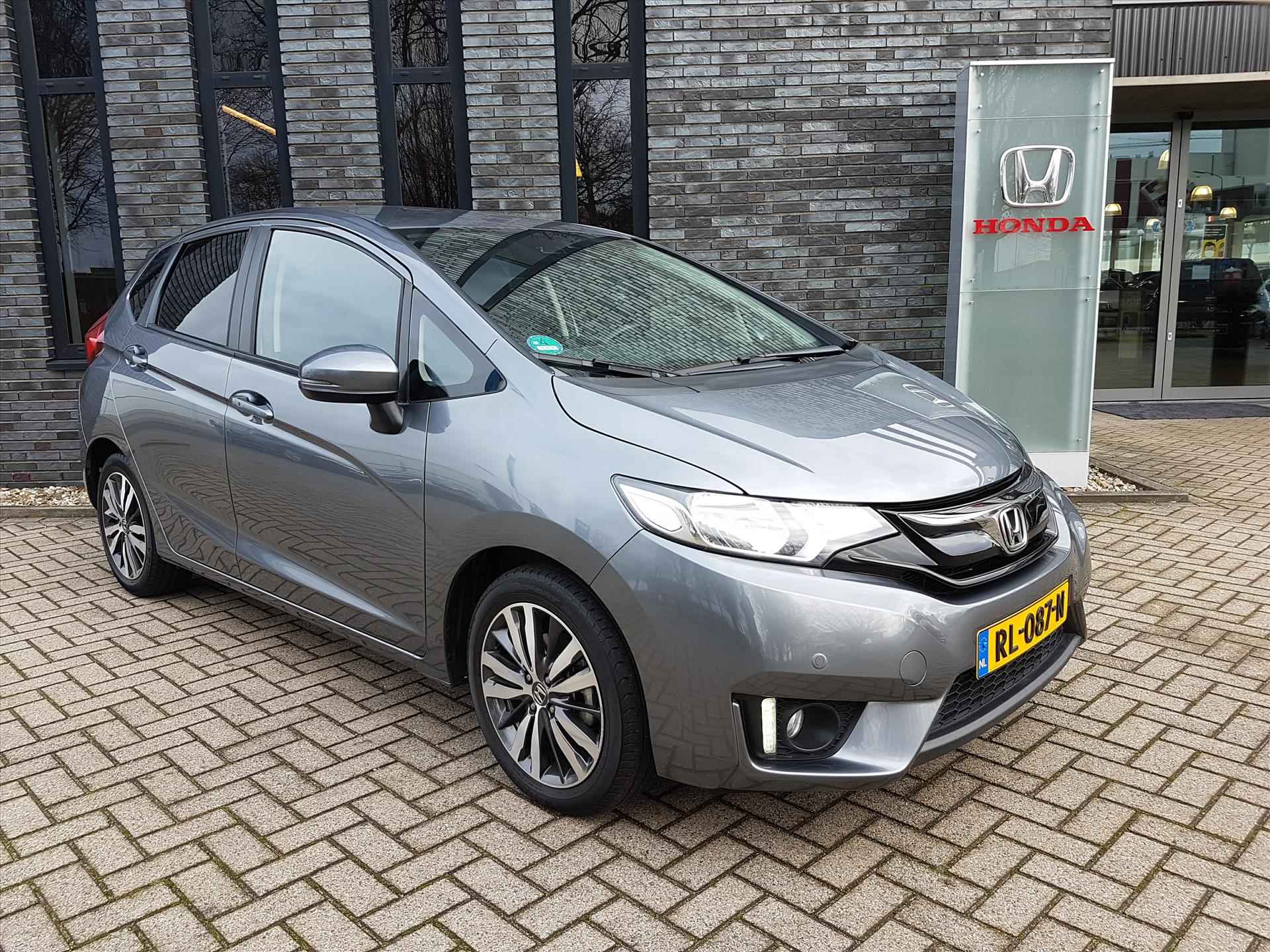 Honda Jazz 1.3 i-VTEC 102pk CVT Elegance + NAVI Rijklaarprijs 12 mnd garantie - 8/65