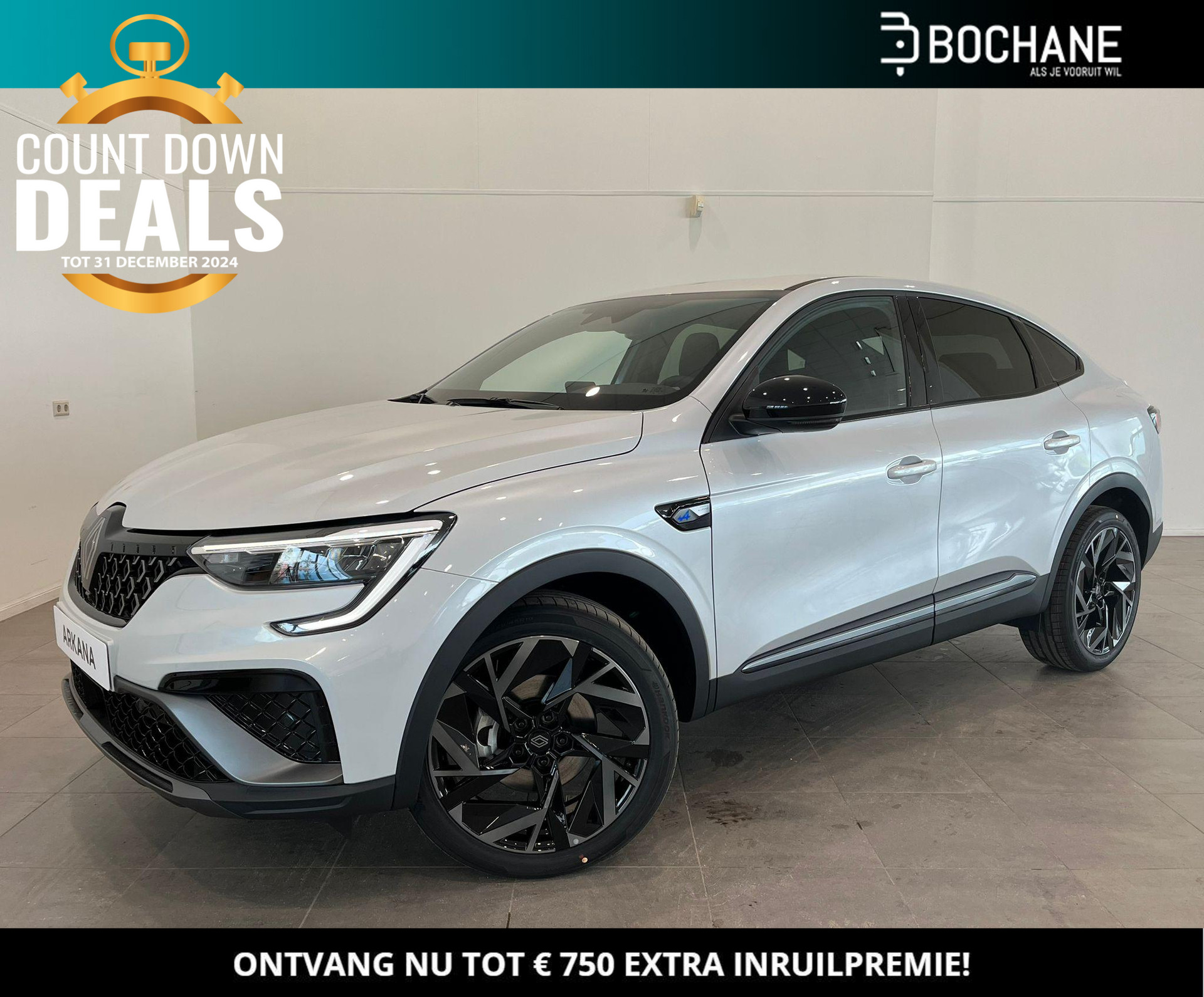 Renault Arkana 1.6 E-Tech hybrid 145 esprit Alpine   | VOORRAADVOORDEEL NU € 1.500,-  | Pack BOSE Premium sound  |  Bekleding Alcantara  |