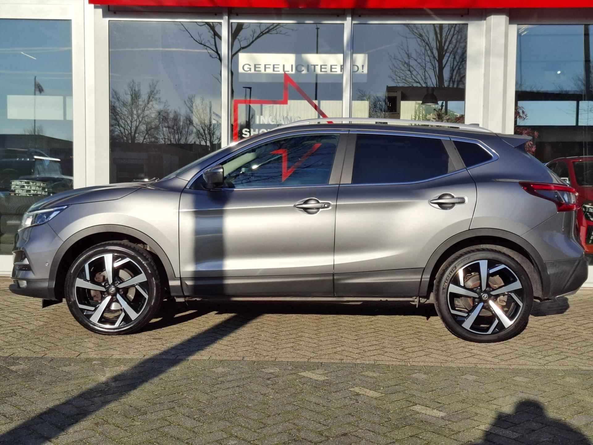 NISSAN Qashqai 1.2 115pk DIG-T XTRONIC Tekna | Trekhaak | Panoramadak| Navigatie | Dodehoek detectie | 360 camera - 3/34