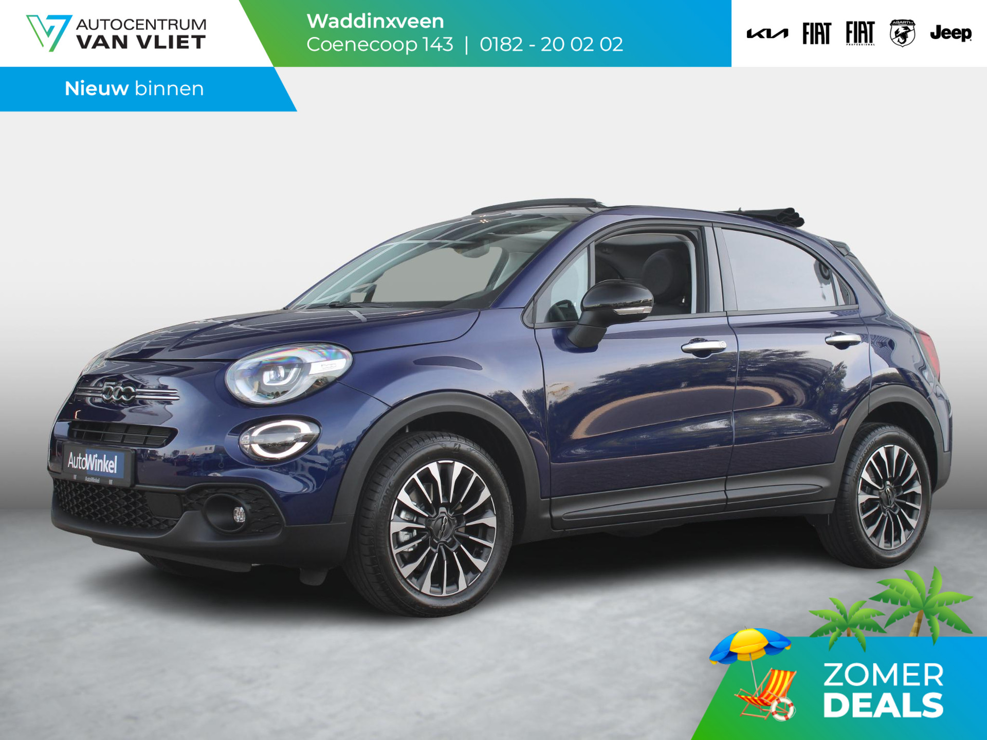 Fiat 500 X 1.5 Hybrid Cabrio Dolcevita | Clima | Priv. Glass | Cruise | Apple Carplay | PDC | Camera