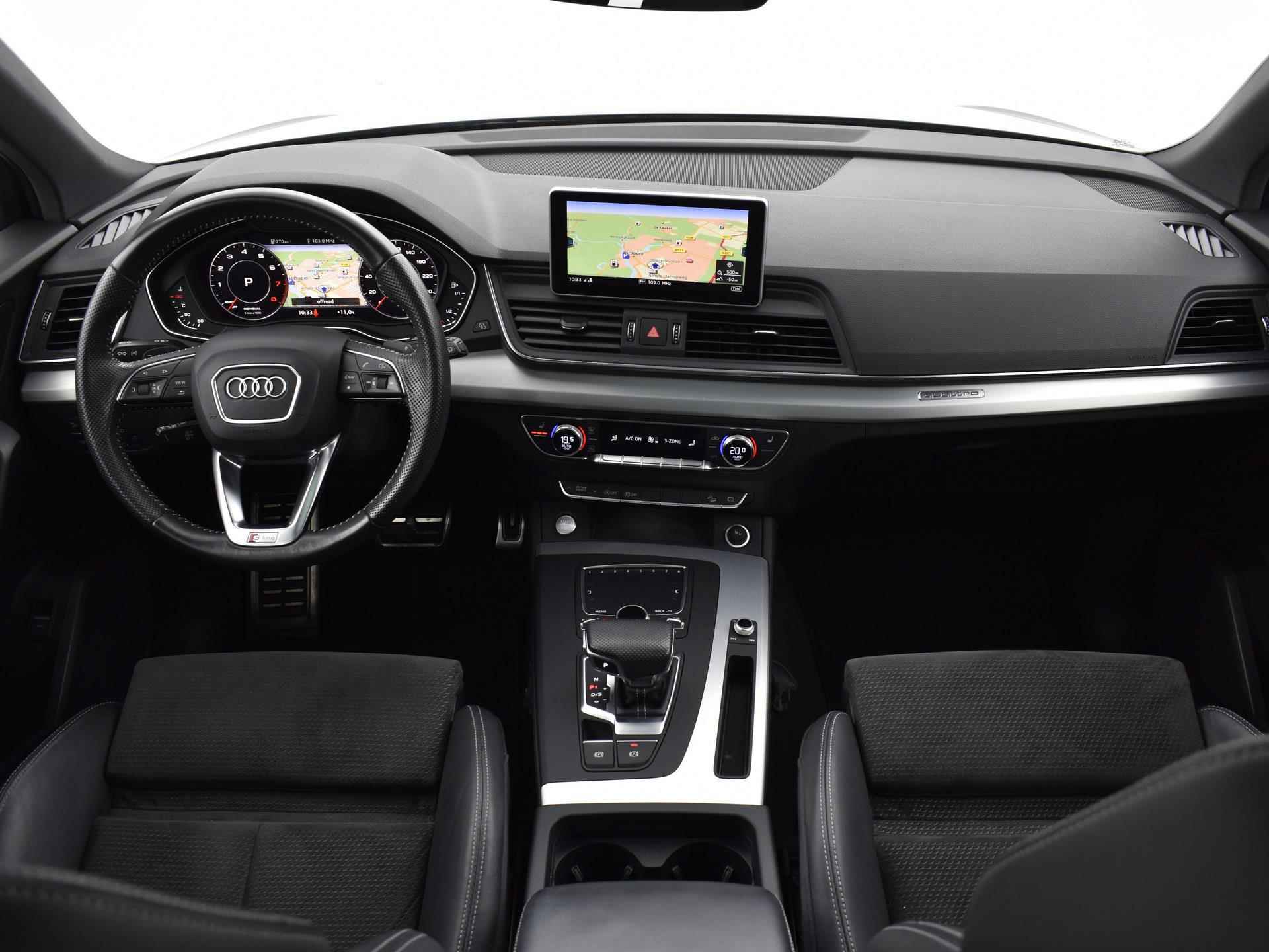 Audi Q5 2.0 Tfsi 252pk S-tronic Quattro Launch Edition | Climatronic | Panoramadak | Navi | Smartphone Interface | S-Line | Elek. Achterklep | 20'' Inch | 12 Maanden BOVAG Garantie - 18/37