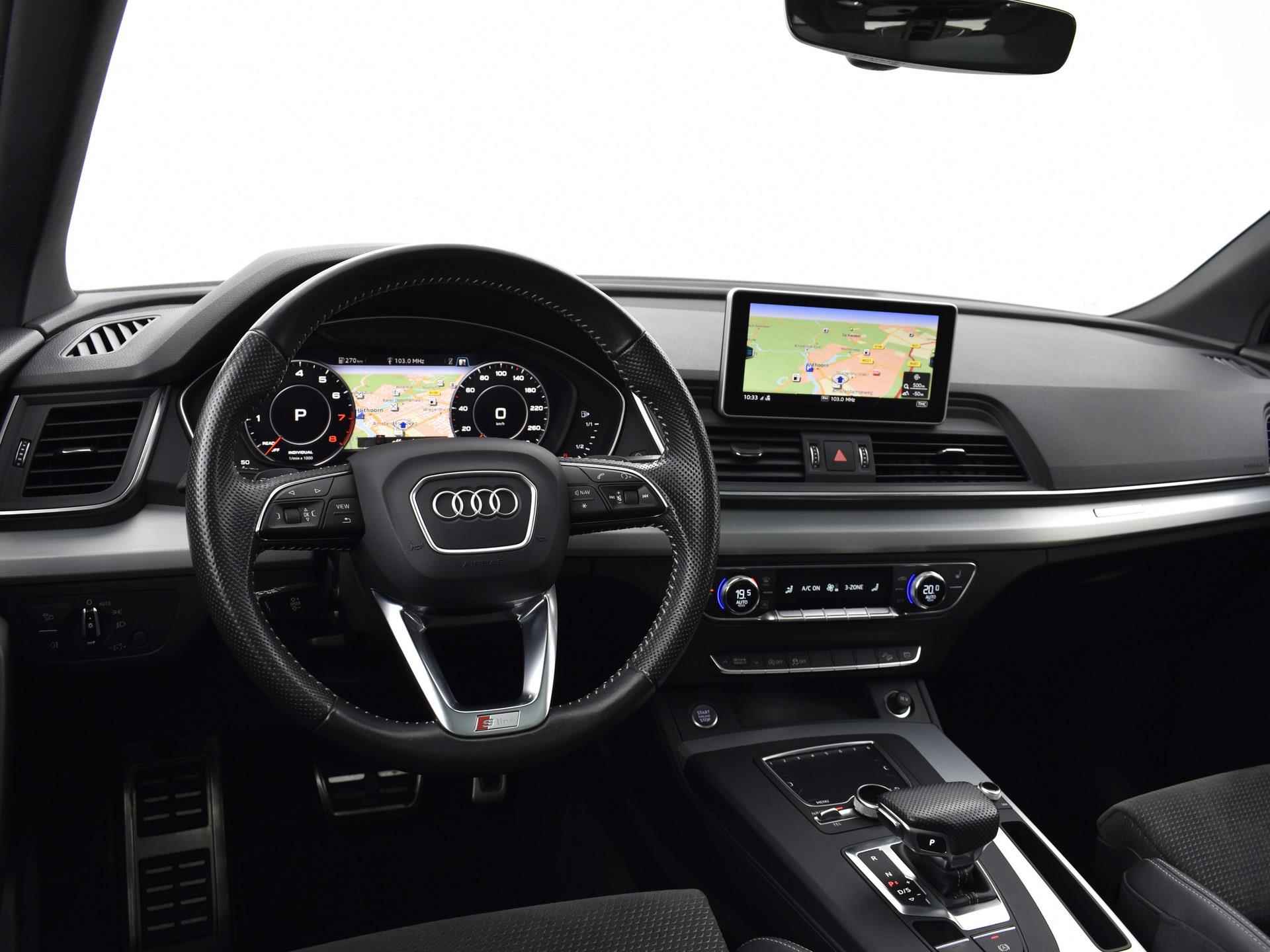 Audi Q5 2.0 Tfsi 252pk S-tronic Quattro Launch Edition | Climatronic | Panoramadak | Navi | Smartphone Interface | S-Line | Elek. Achterklep | 20'' Inch | 12 Maanden BOVAG Garantie - 19/37