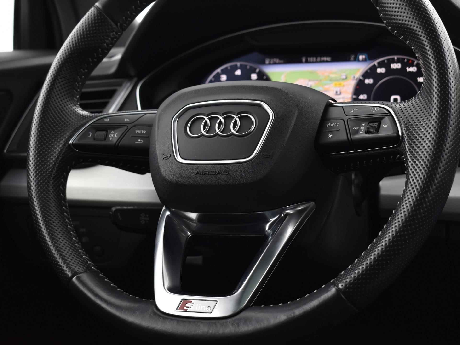 Audi Q5 2.0 Tfsi 252pk S-tronic Quattro Launch Edition | Climatronic | Panoramadak | Navi | Smartphone Interface | S-Line | Elek. Achterklep | 20'' Inch | 12 Maanden BOVAG Garantie - 23/37