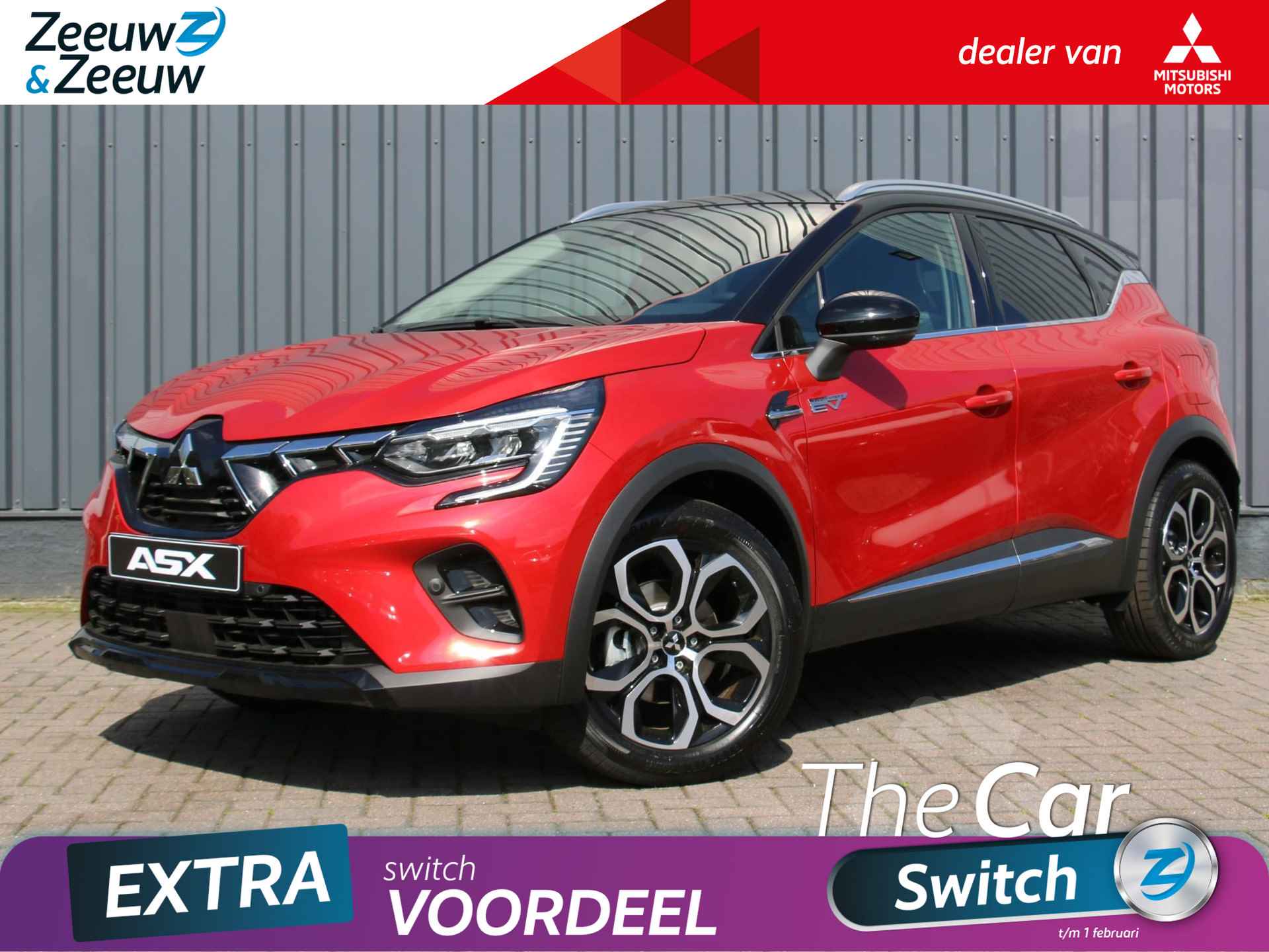 Mitsubishi ASX 1.6 PHEV AT First Edition | €5.500 Korting | 8 jaar garantie | Adaptive Cruisecontrol | Half/Leder bekleding  | Camera | Plug In | Stoelverwarming | APPLE CARPLAY|ANDROID AUTO - 1/30