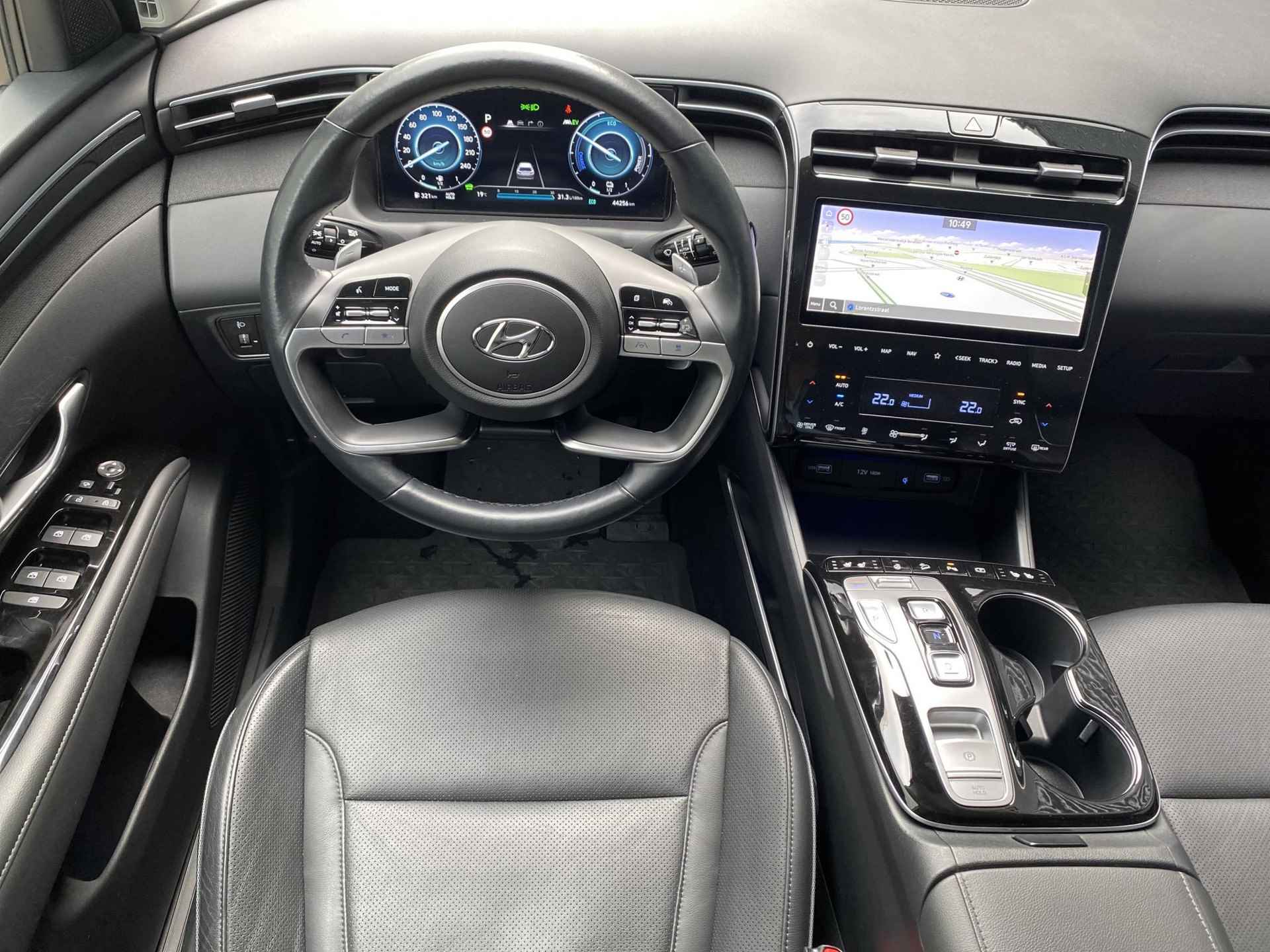 Hyundai Tucson 1.6 T-GDI HEV Premium Sky || Panoramische schuif-kanteldak| Lederen bekleding | Navigatie & Camera |Blind-spot View Monitor || - 11/38