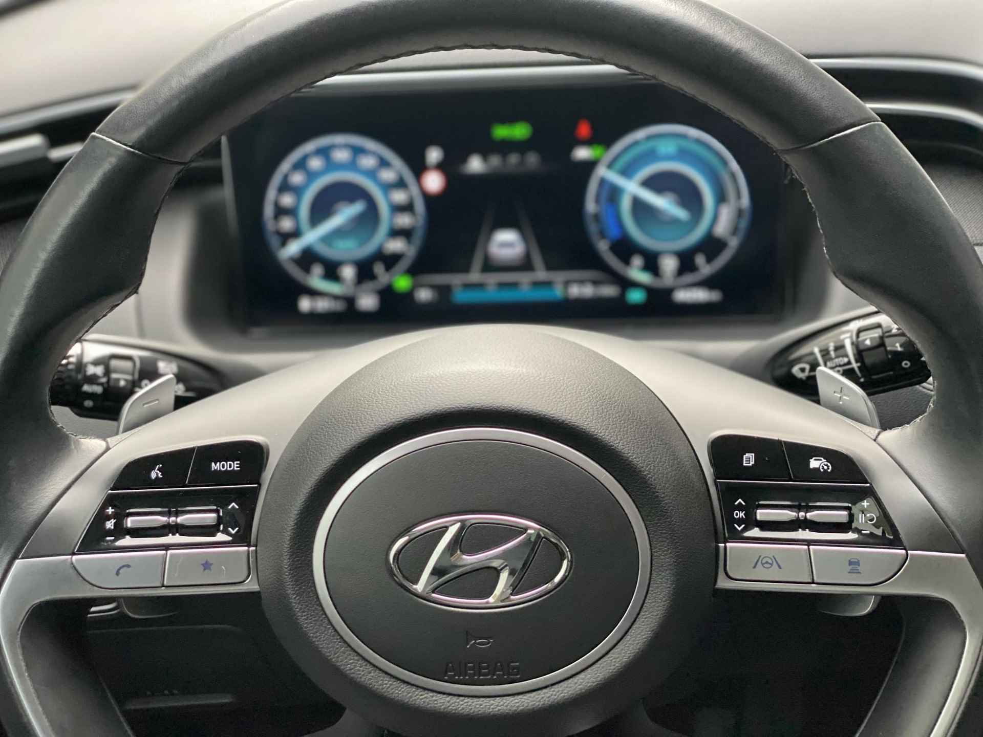 Hyundai Tucson 1.6 T-GDI HEV Premium Sky || Panoramische schuif-kanteldak| Lederen bekleding | Navigatie & Camera |Blind-spot View Monitor || - 22/38