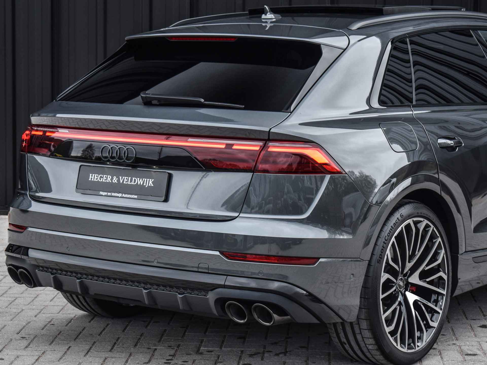 Audi Q8 55TFSI e QUATTRO PRO LINE S COMPETITION | S-SEATS | PANORAMADAK | 4 WIEL BESTURING | B&O SOUND | HEAD-UP | LUCHTVERING | DAB+ | - 37/62