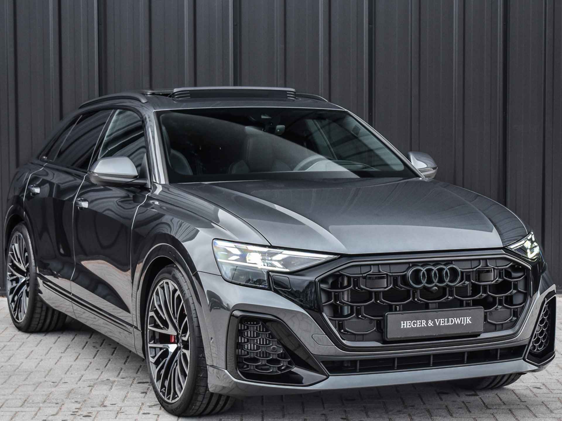 Audi Q8 55TFSI e QUATTRO PRO LINE S COMPETITION | S-SEATS | PANORAMADAK | 4 WIEL BESTURING | B&O SOUND | HEAD-UP | LUCHTVERING | DAB+ | - 62/62