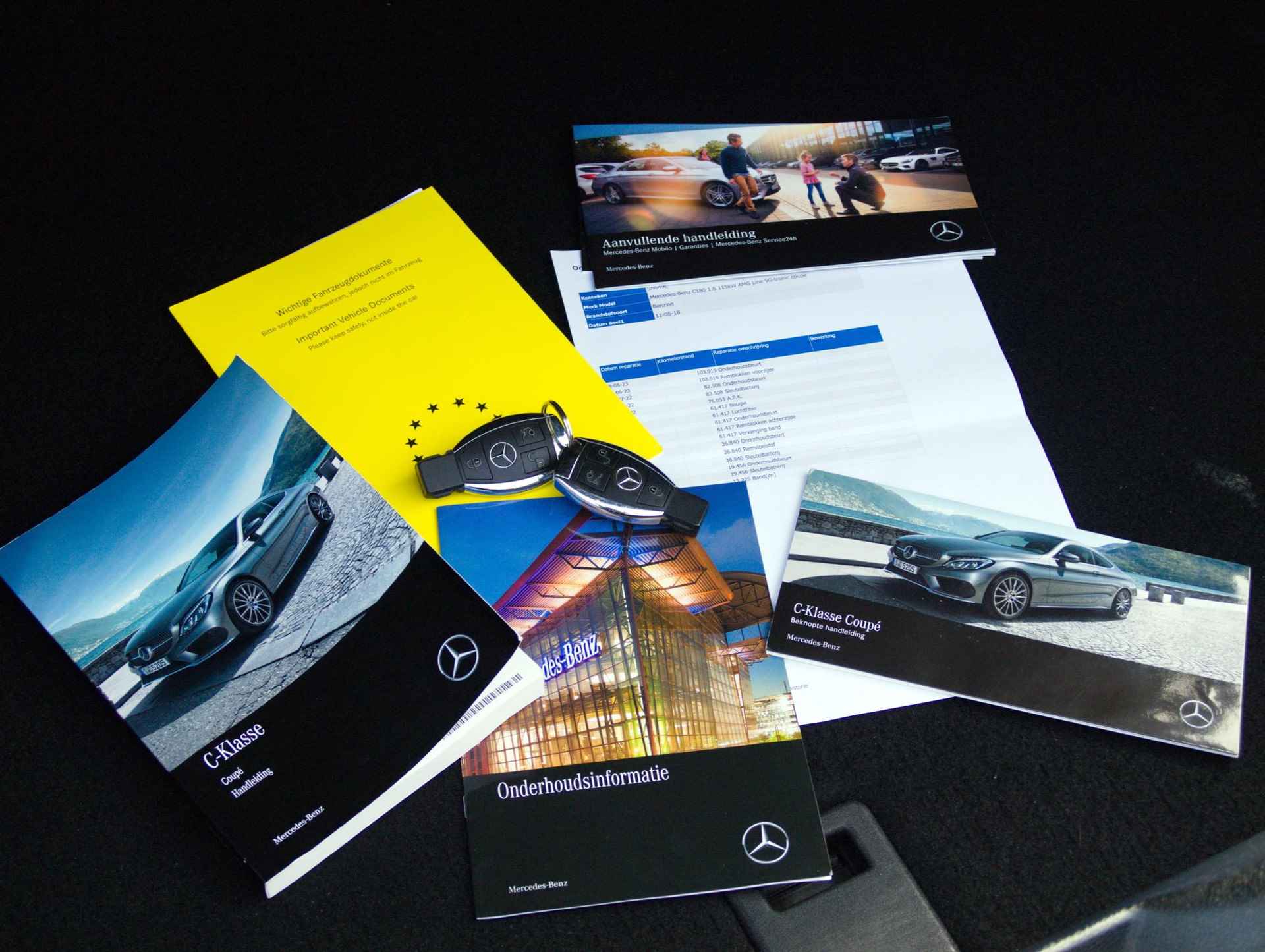 Mercedes-Benz C-klasse Coupé 180 Business AMG LINE | 9G-TRONIC AUTOMAAT | Schuifdak | Camera | - 33/34