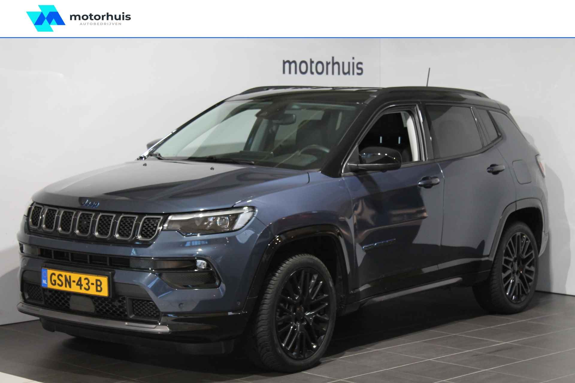 Jeep Compass 1.3T 4XE 240PK PHEV EAWD AUTOMAAT S ALPHINE LEDER LED ACC NAVI WINTERPACK