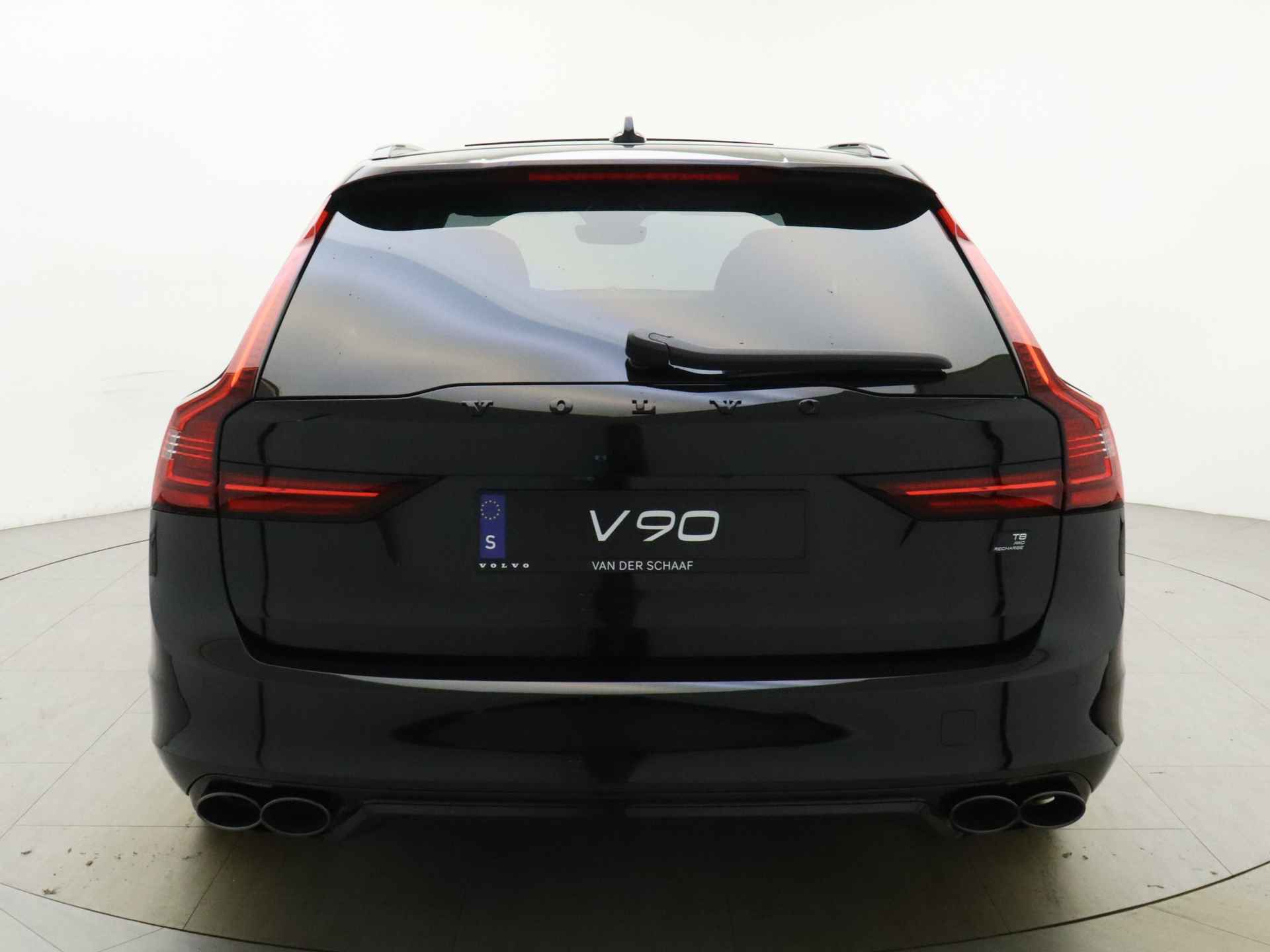 Volvo V90 T8 Recharge AWD Ultimate Dark / 21'' Heico velgen / Heico Uitlaten / B&W Audio / Luchtvering / Polestar / Styling kit / Black pack / Heico Pedaalset / 360 Camera / - 8/47