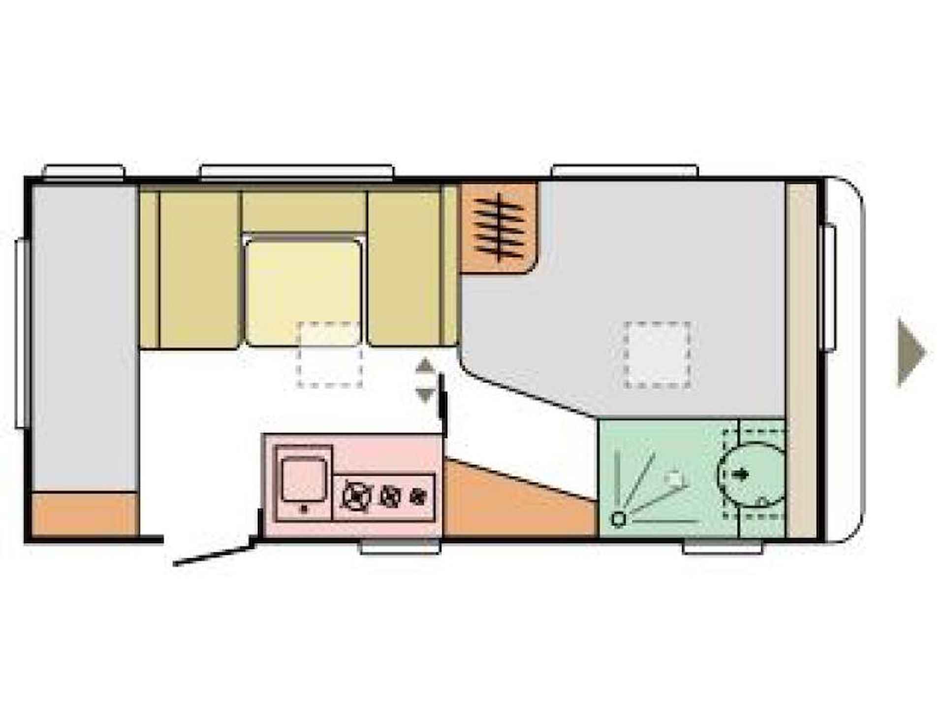 Adria Altea 472 PK STAPELBED! - 8/9