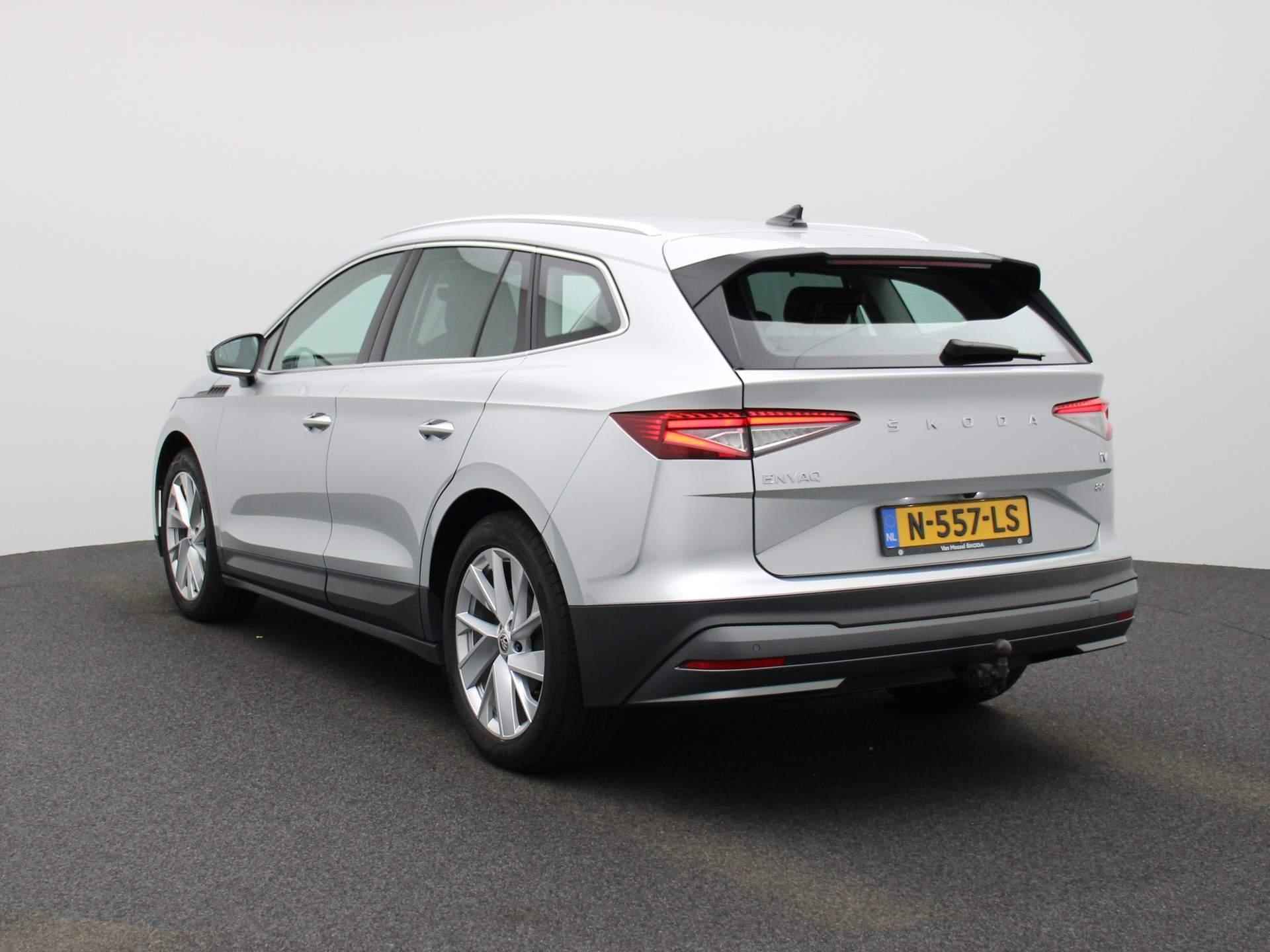 Skoda Enyaq iV 80 77 kWh 204 PK | LED Koplampen | Navigatie | Groot Accupakket | Apple Carplay/Android Auto | Trekhaak | Achteruitrijcamera | Climate Control | Adaptive Cruise Control | Parkeersensoren | Stuurverwarming | Dodehoek detectie | Lichtmetalen Velgen | - 2/42