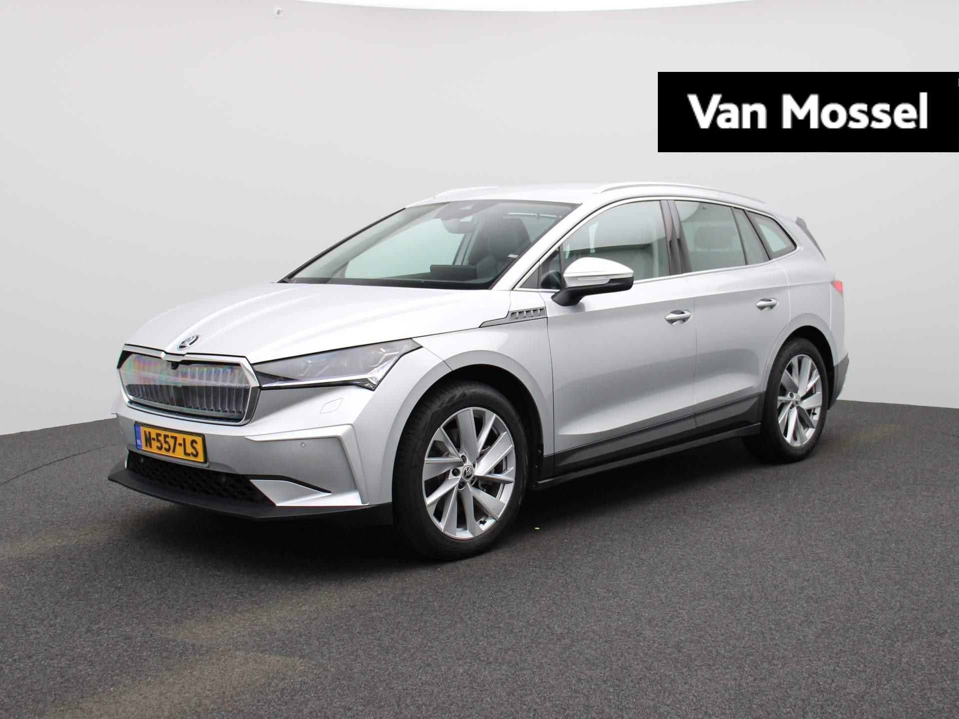 Skoda Enyaq iV 80 77 kWh 204 PK | LED Koplampen | Navigatie | Groot Accupakket | Apple Carplay/Android Auto | Trekhaak | Achteruitrijcamera | Climate Control | Adaptive Cruise Control | Parkeersensoren | Stuurverwarming | Dodehoek detectie | Lichtmetalen Velgen |